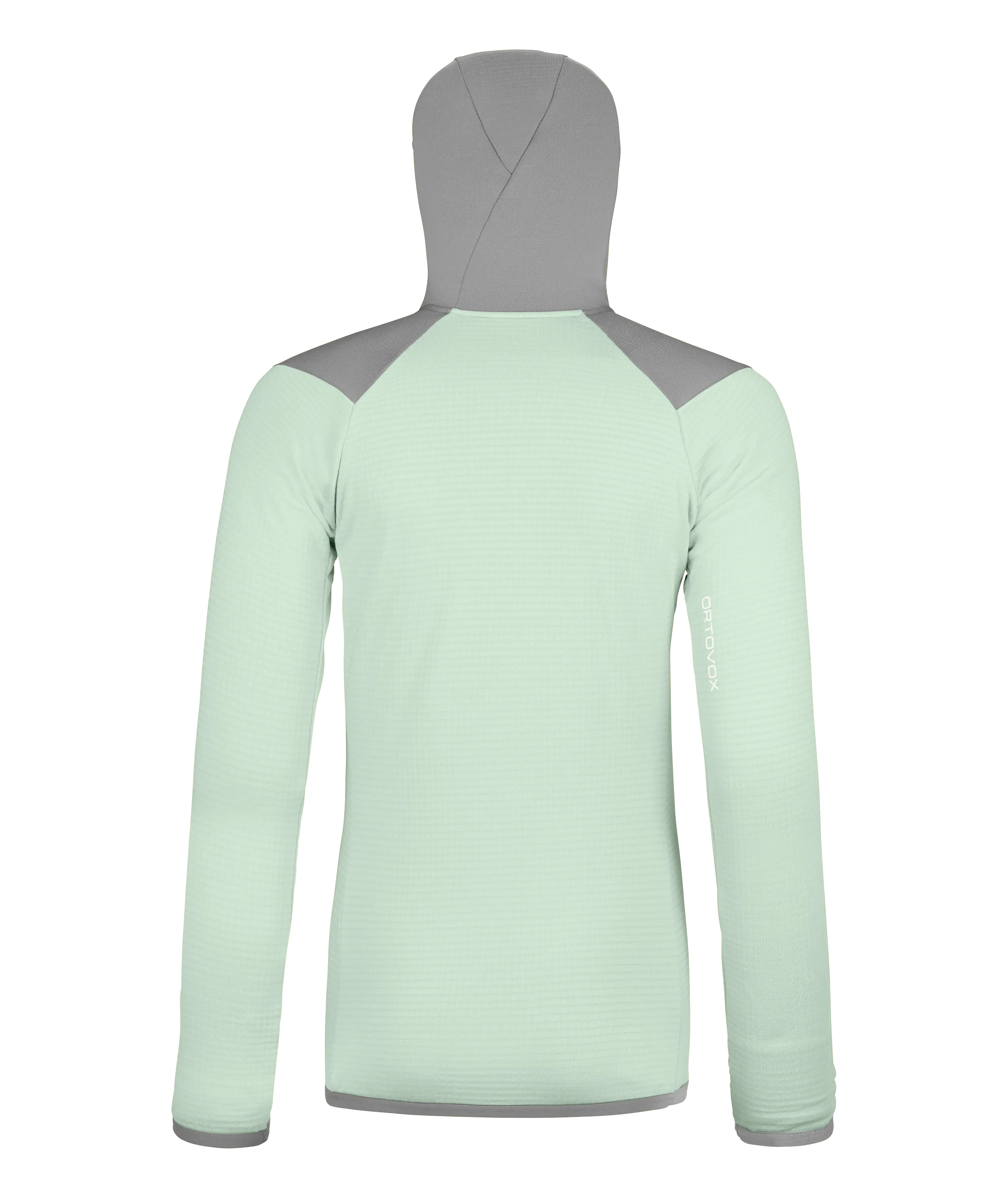 FLEECE GRID HOODY W Long Sleeve, Sleeve, Hood, Hoodie, Sweater