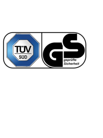 security label, certified, GS mark, TUV SUD, safety label