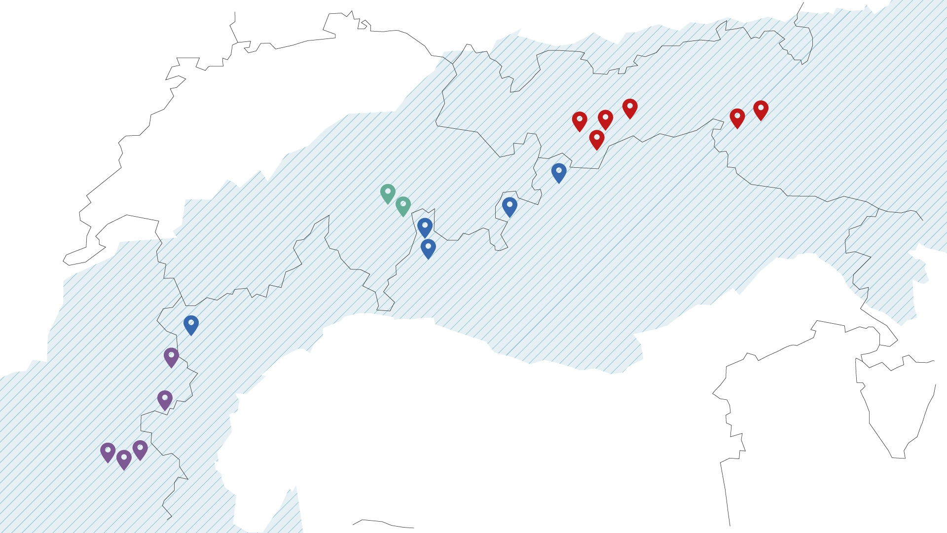 260212_Karte_Kursseiten_SZE_Hochtour_1920x1080 map, pins, markers, geography, region