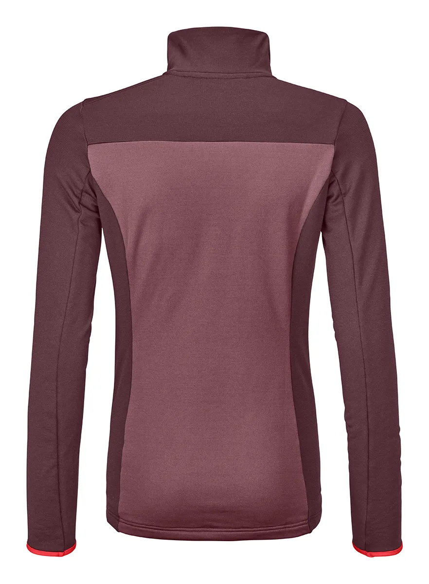 FLEECE LIGHT ZIP NECK W Long Sleeve, Sleeve, Coat, Jacket, Fleece, Long Sleeve, Sleeve, Coat, Jacket, Fleece