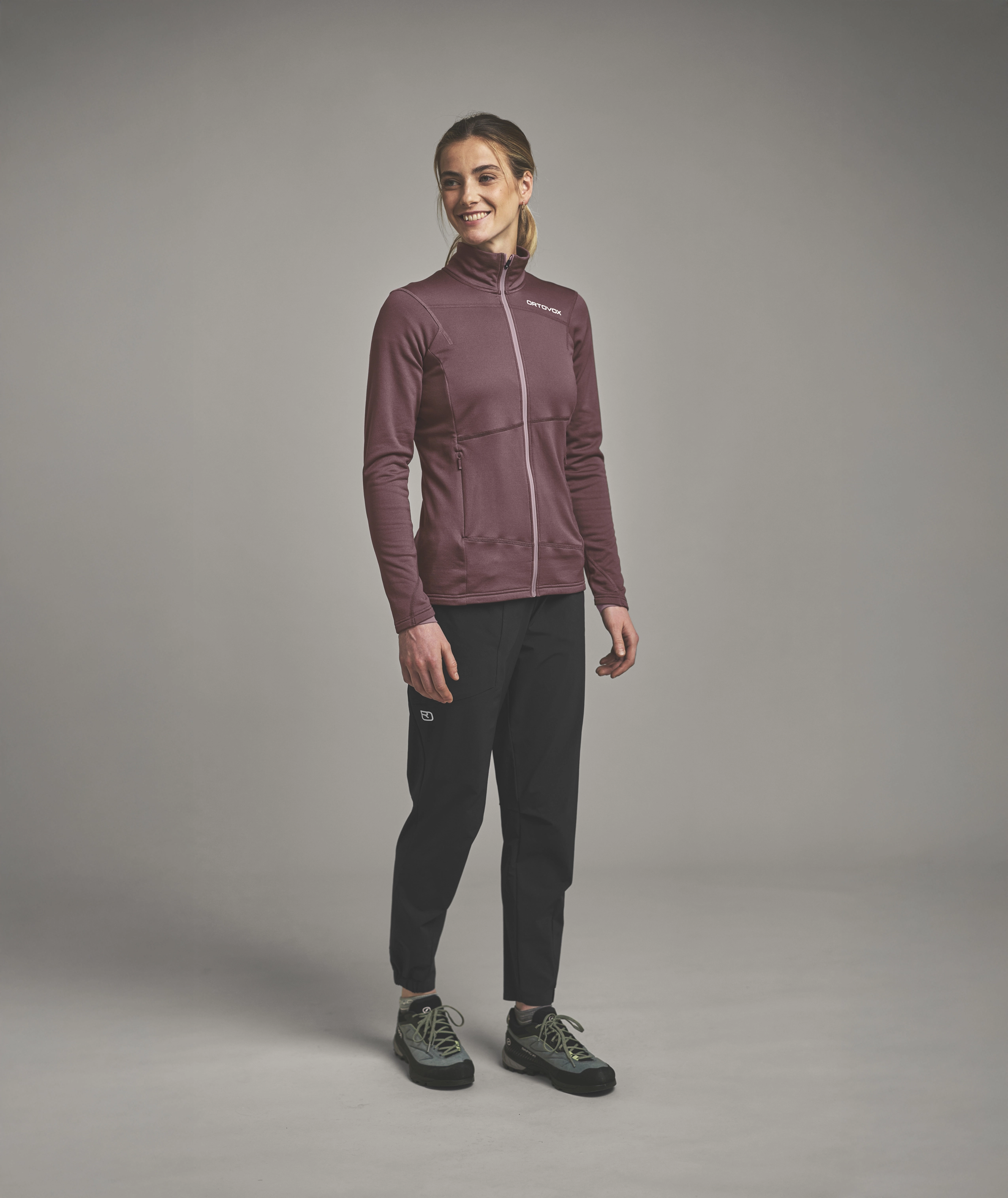 FLEECE LIGHT JACKET W Clothing, Fleece, Long Sleeve, Coat, Jacket