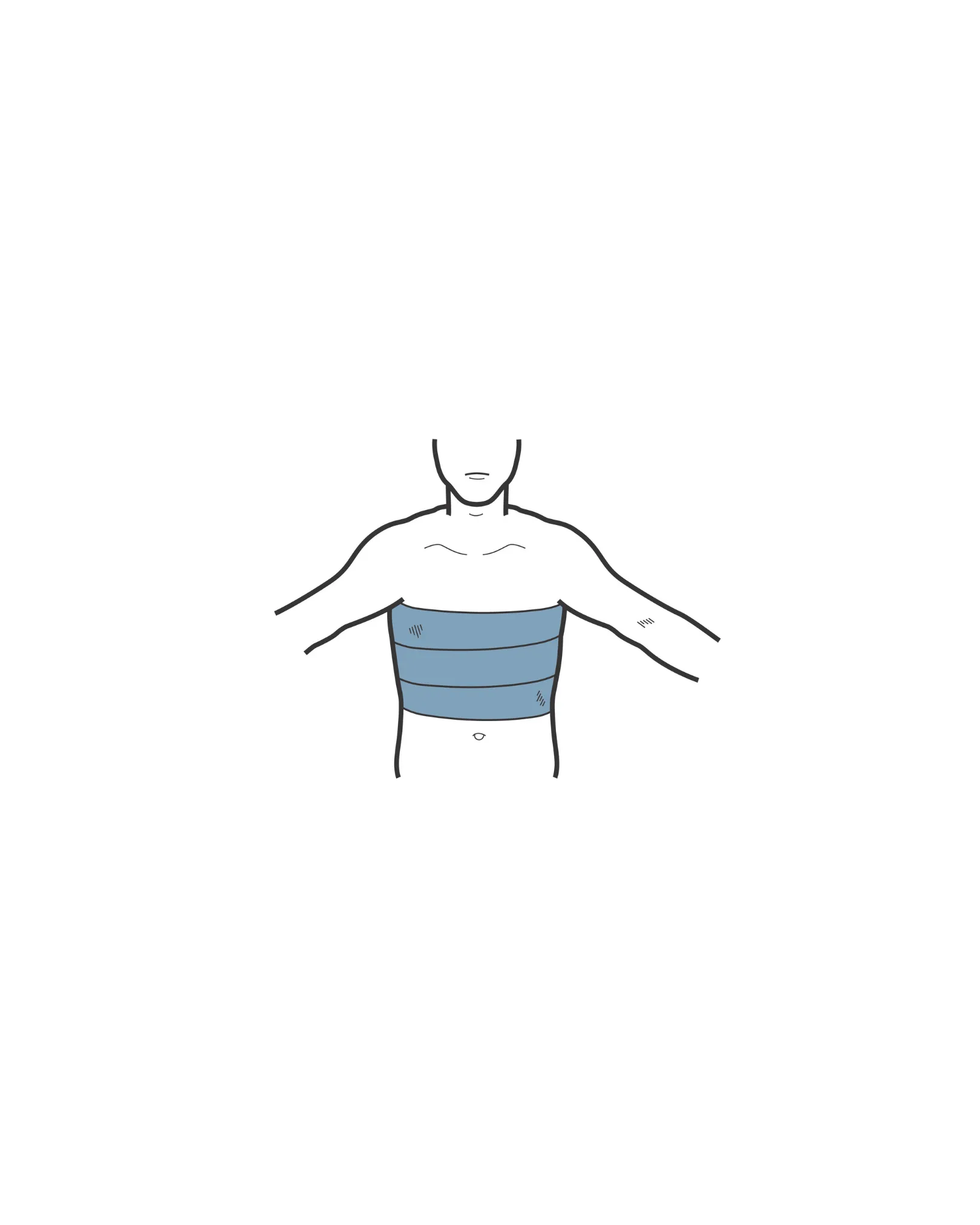 bandage, torso, strap, bandage wrap, blue, bandage, torso wrap, wraparound, blue bandeau, medical bandage, strapless bandeau, blue bandeau, torso, upper body, illustration, bandage, torso, strap, blue, medical, bandage, torso, wrap, blue, midsection