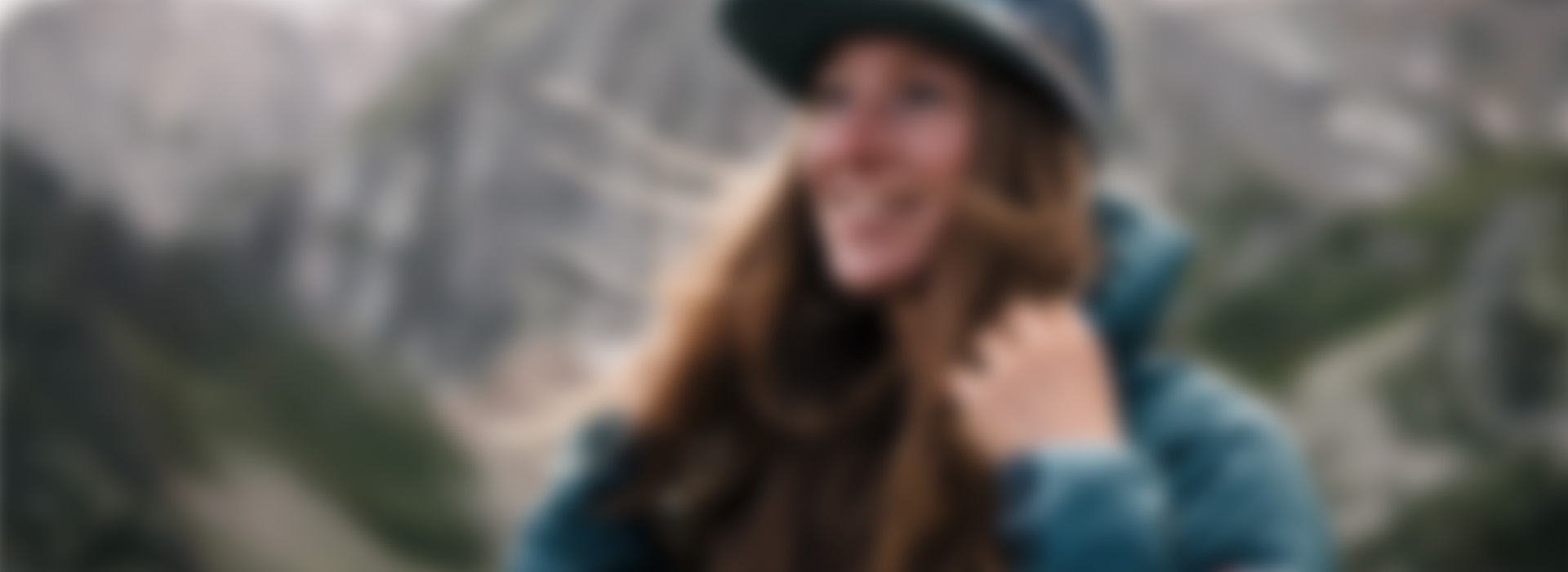 woman, hat, jacket, backpack, outdoor