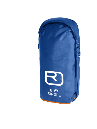 Bivy-single pouch, bag, case, zippered, blue