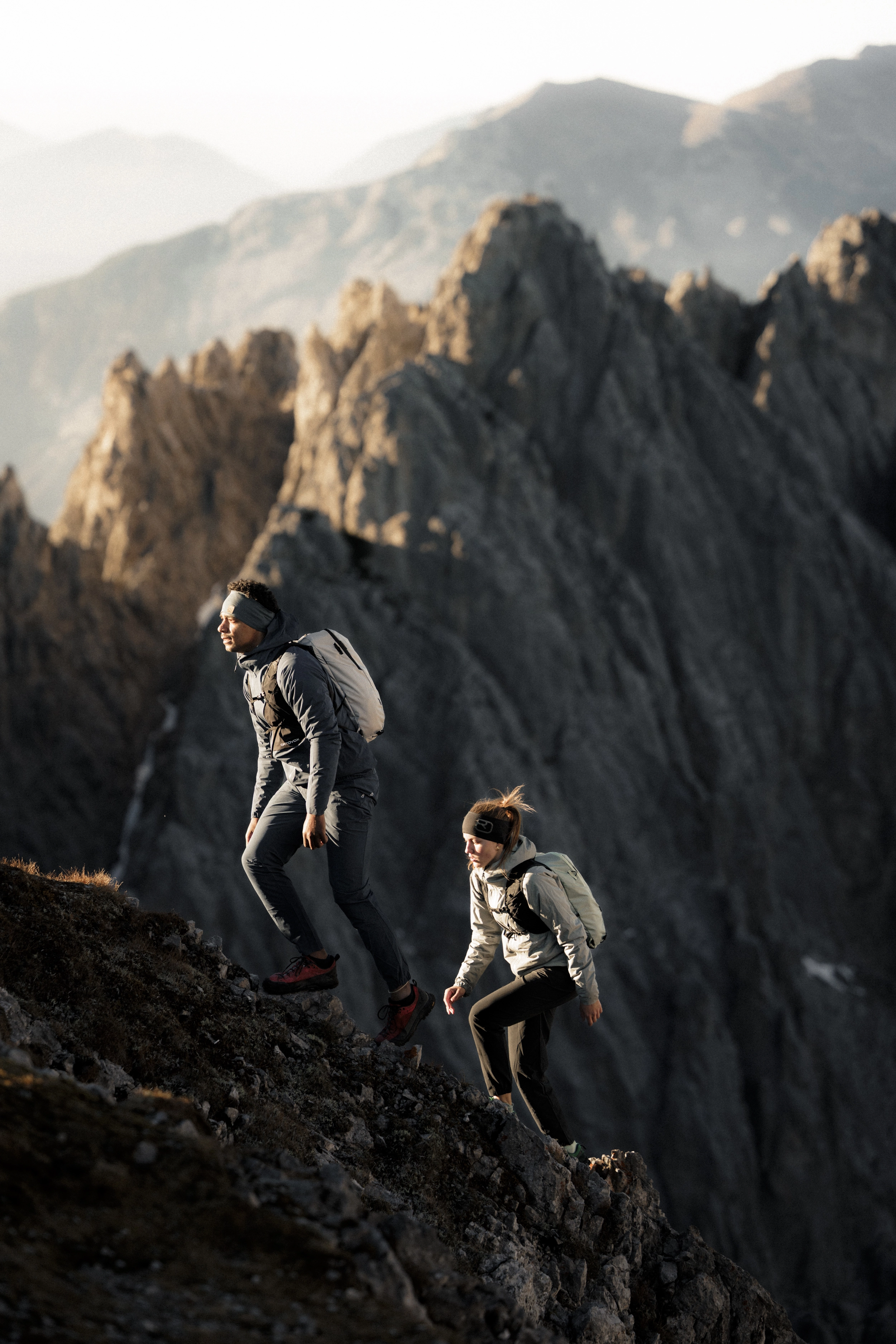 hiking, mountain, backpack, outdoor, ridge