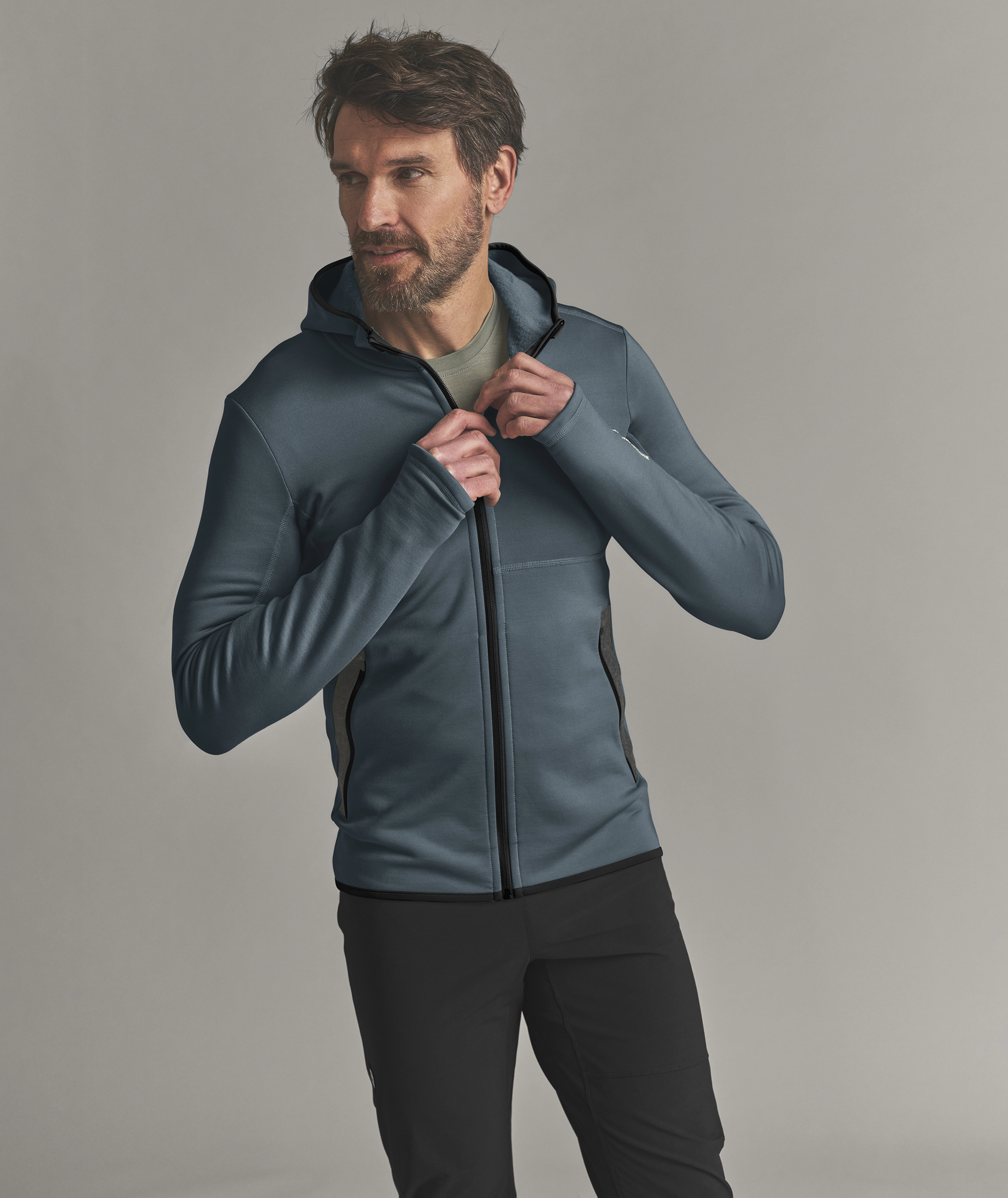 FLEECE HOODY M