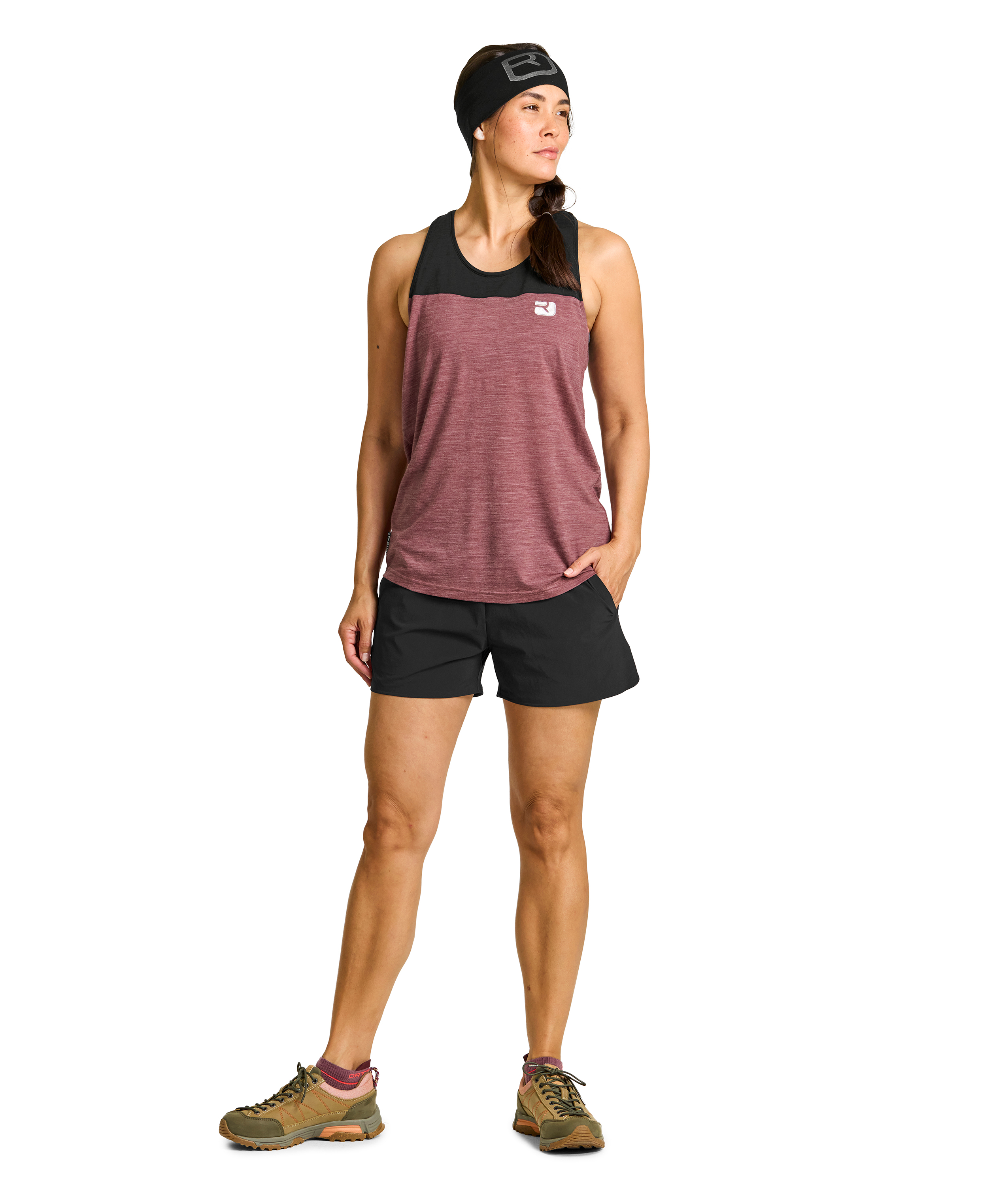 Clothing, Shorts, Person, Shoe, Tank Top