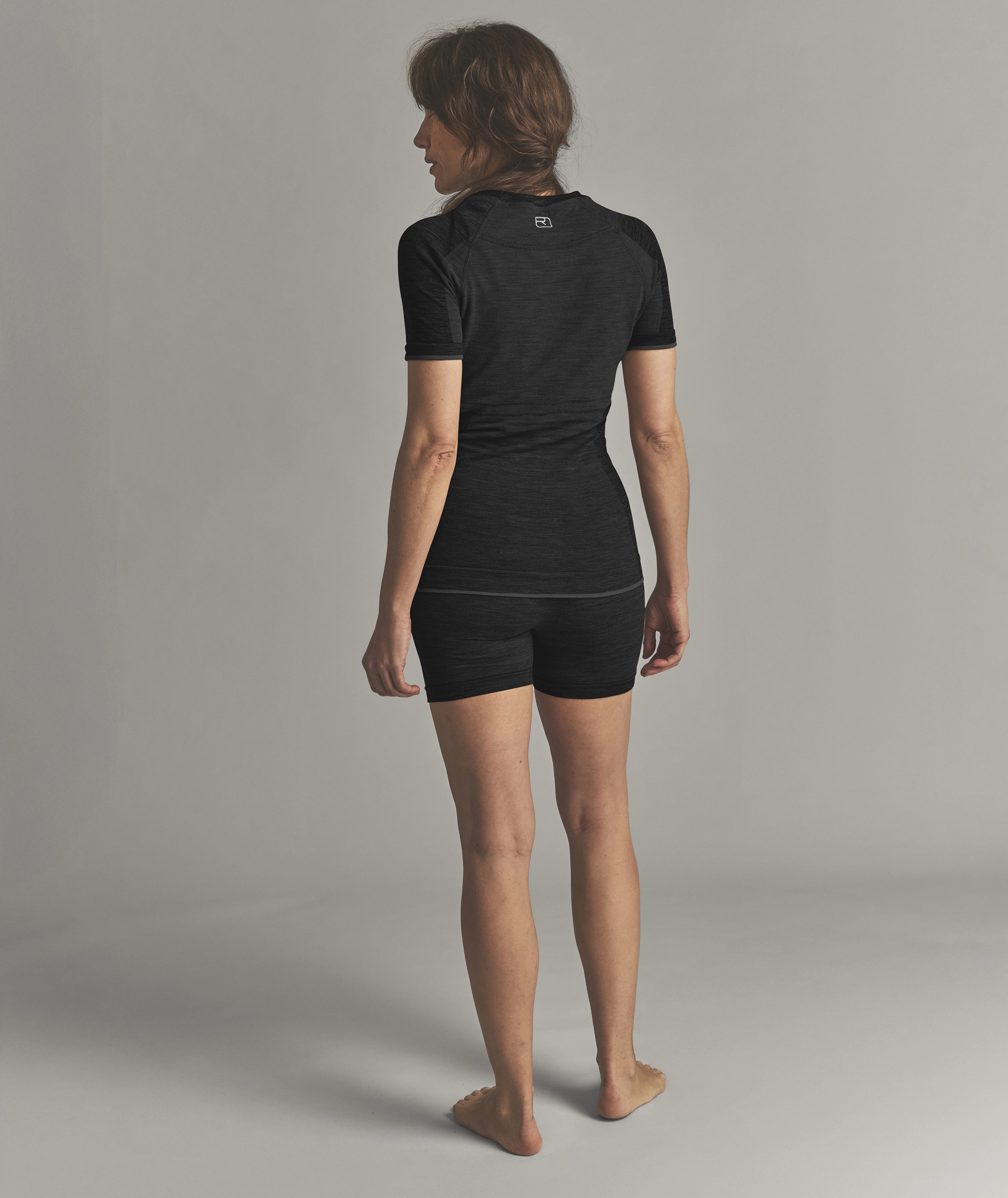 230 COMPETITION SHORT SLEEVE W women, shorts, black, athletic, baselayer
