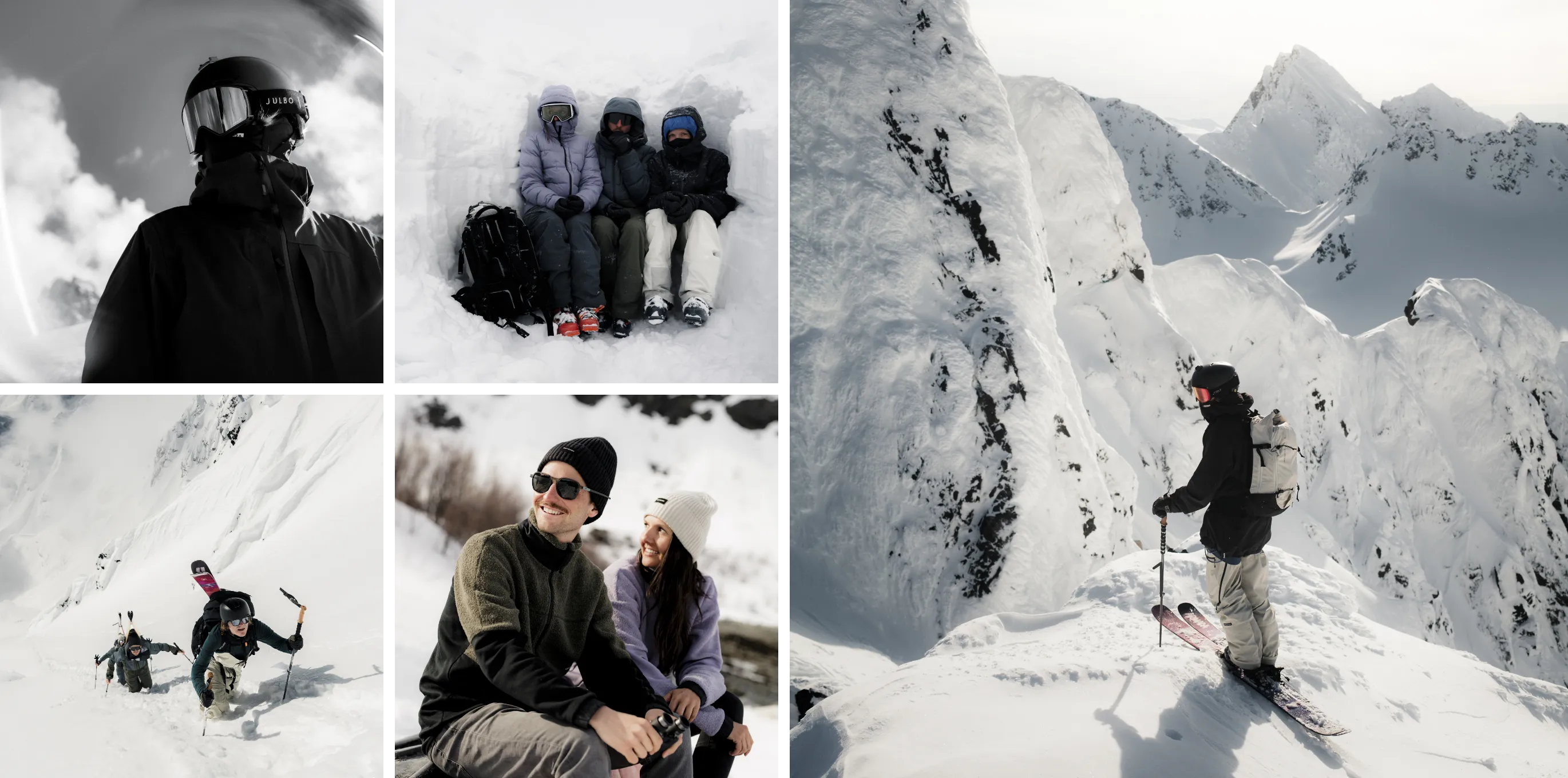 ski, snow, group, winter-clothing, mountain-snow, snow, ski, mountain, hiking, outdoor