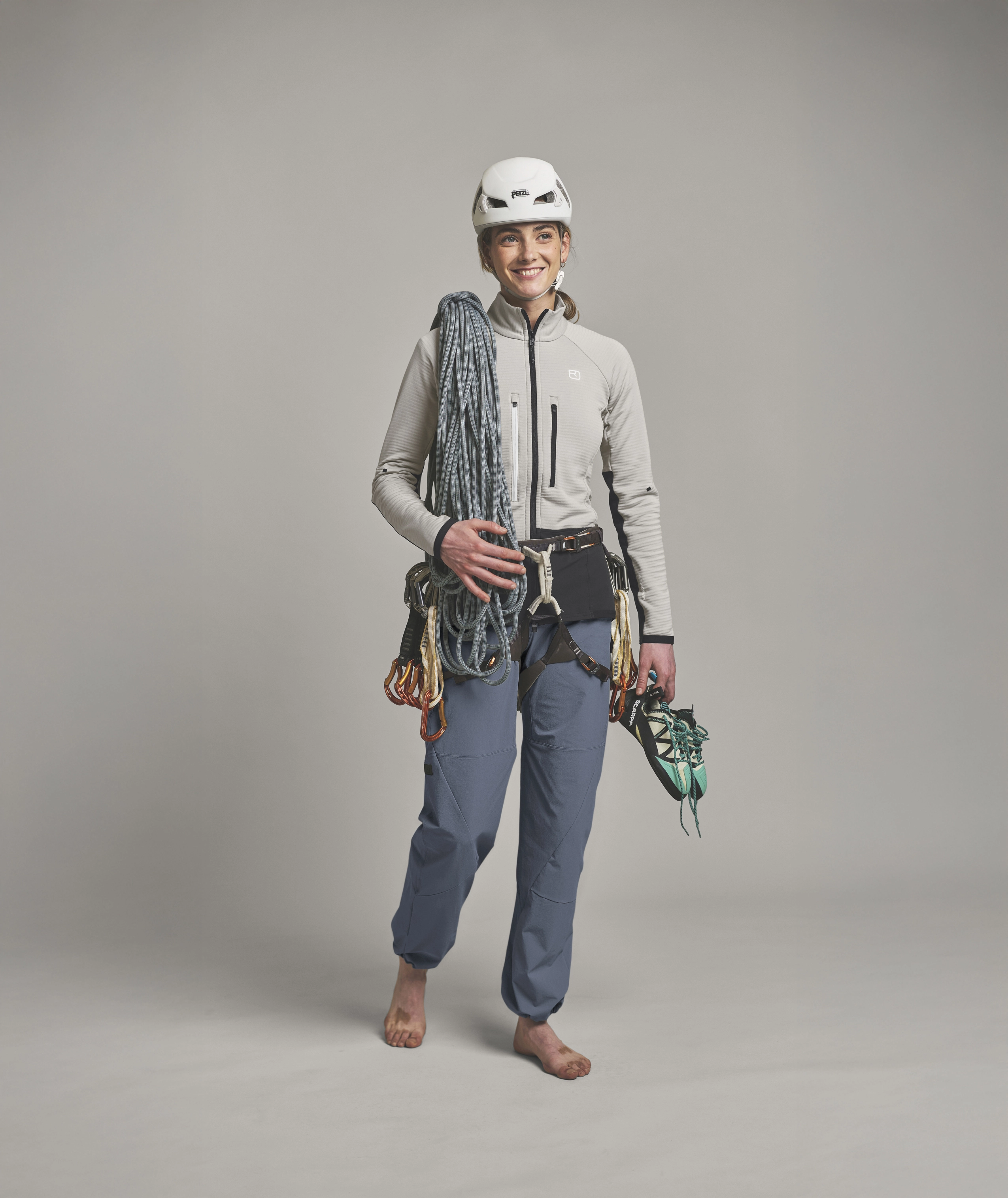 TRAD LIGHT PANTS W climbing, helmet, rope, harness, climbing shoes