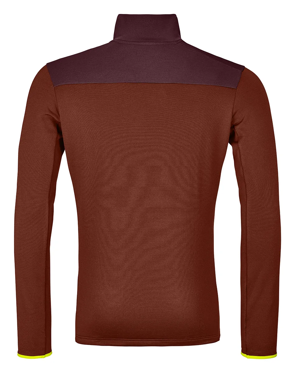 FLEECE LIGHT ZIP NECK M Long Sleeve, Sleeve, Coat, Jacket, Sweater, Clothing, Long Sleeve, Sleeve, Coat, Jacket