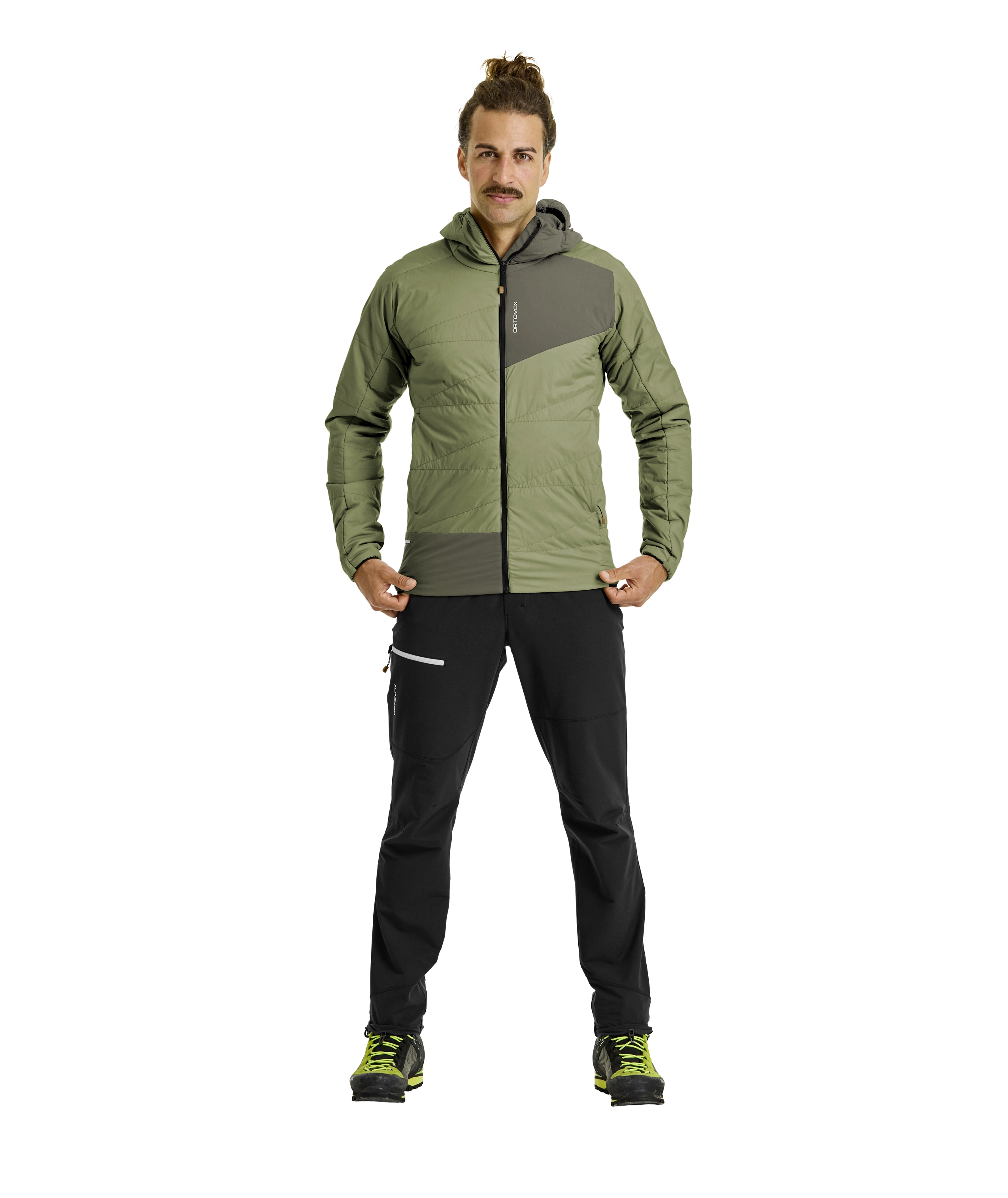61329-62601-SWISSWOOL_PIZ_DUAN_JACKET_M-M-01.jpg, jacket, softshell, hooded, green, pants