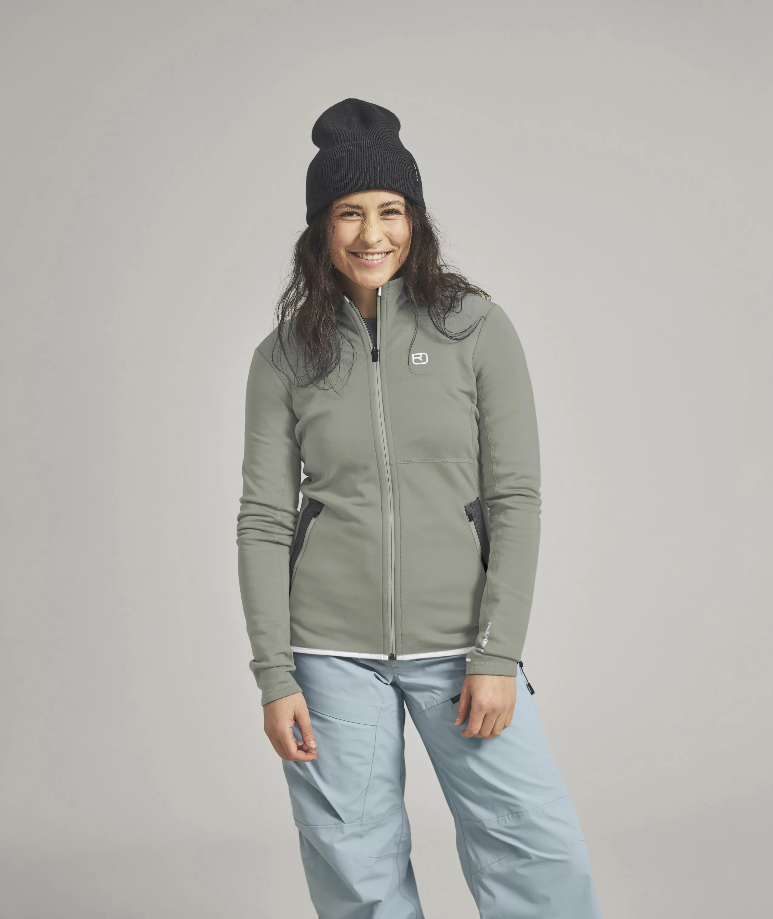 FLEECE JACKET W fleece jacket, zippered jacket, full-zip, long sleeves, pocketed