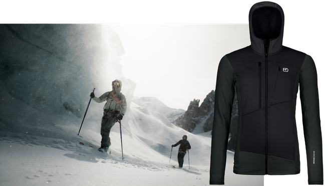 ski, snow, jacket, hoodie, black