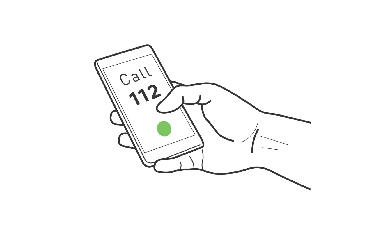 emergency, phone, call, 112, handheld