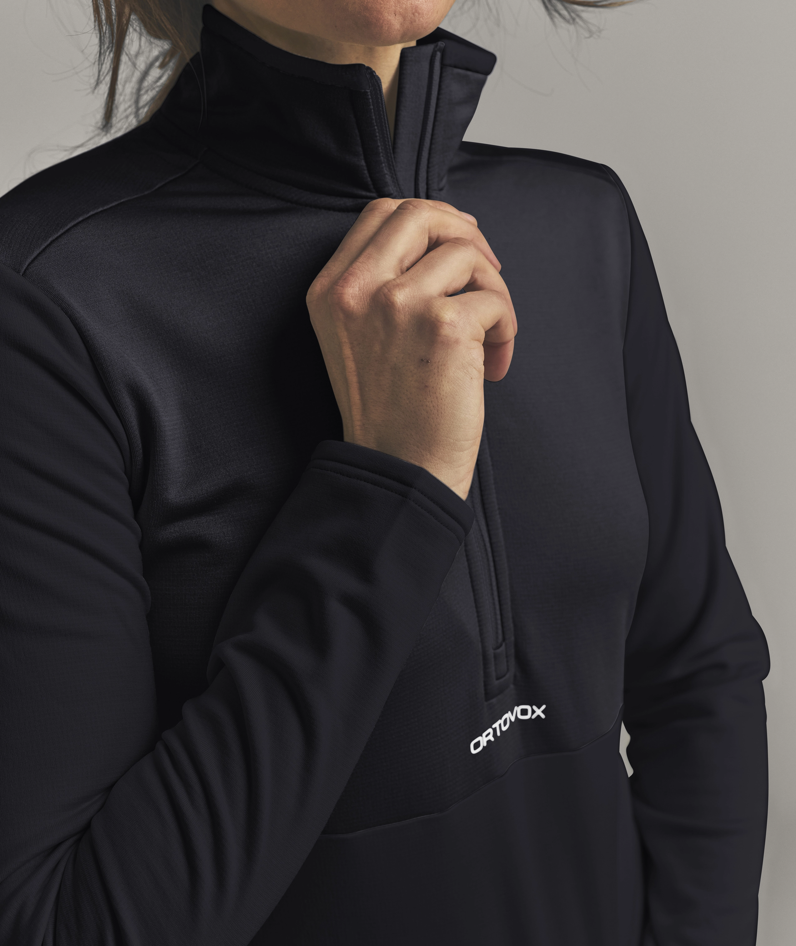 FLEECE LIGHT ZIP NECK W FLEECE LIGHT ZIP NECK W