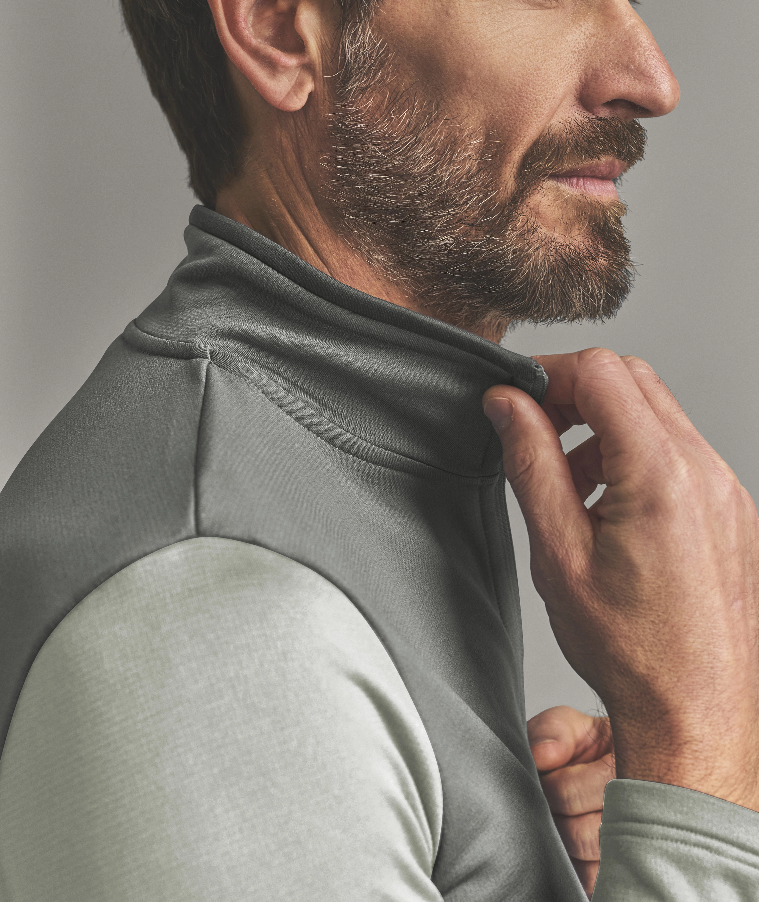FLEECE LIGHT ZIP NECK M