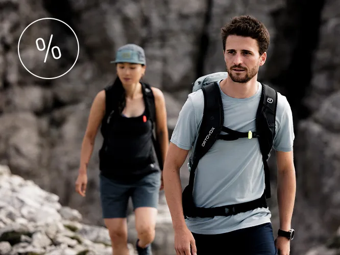 Hiking, Person, Shorts, Bag, Man