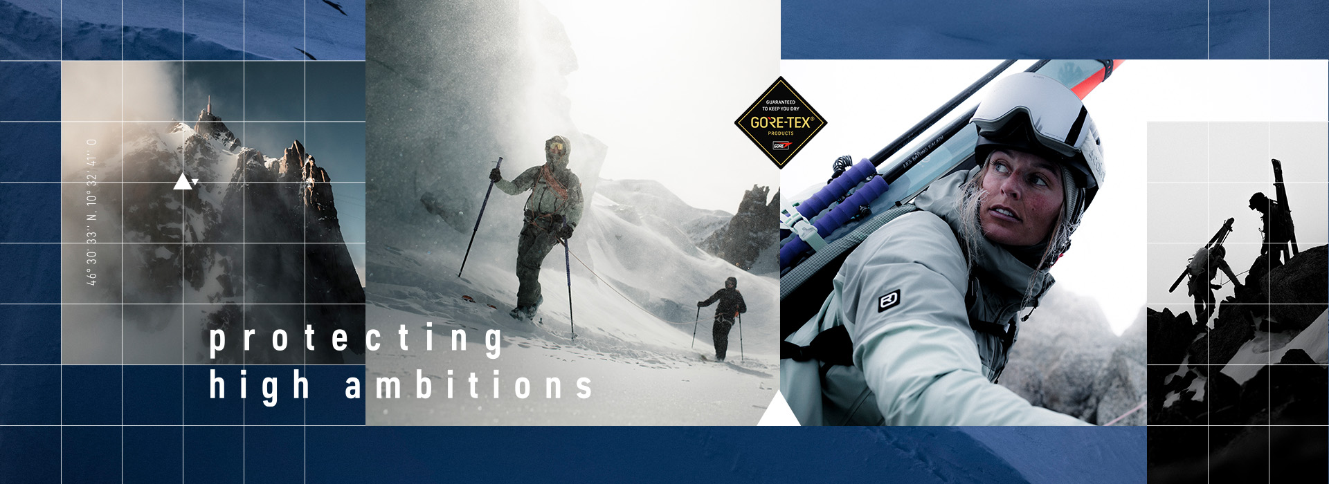 skiing, mountaineering, snow, helmet, gore-tex