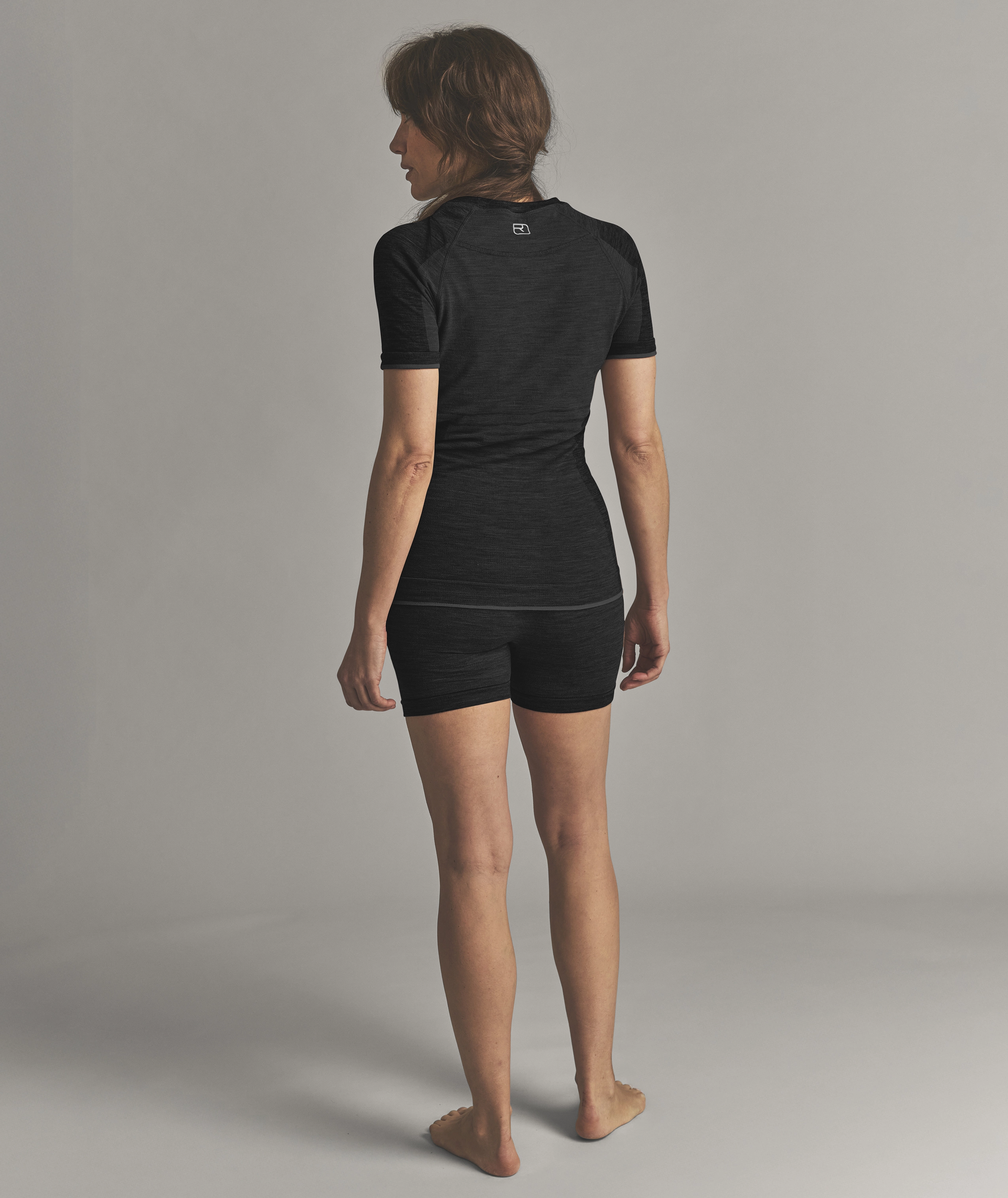 230 COMPETITION BOXER W black, shorts, top, activewear, back-view