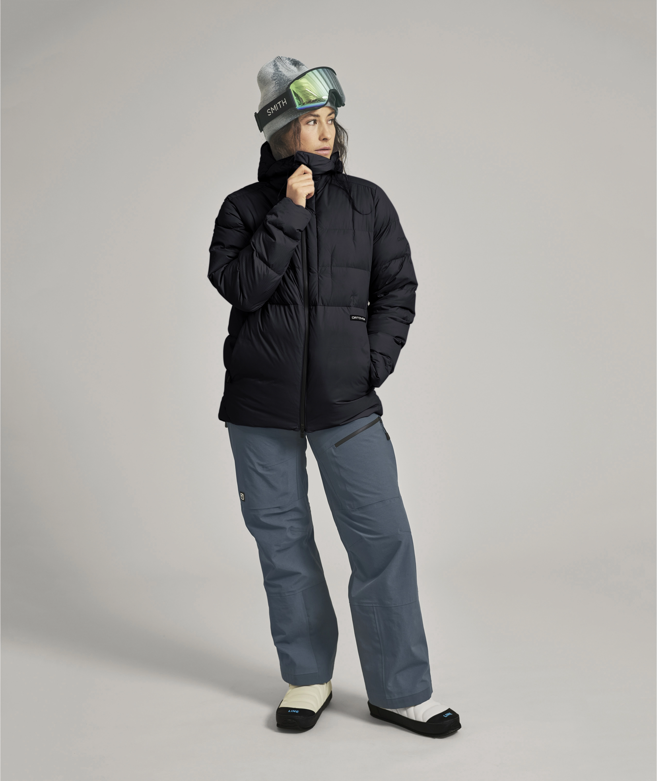 puffer jacket, black, hooded, parka, outerwear