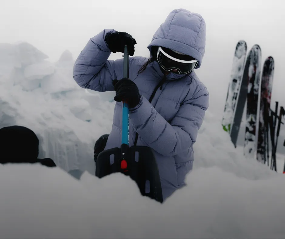winter, skiing, snow, jacket, goggles