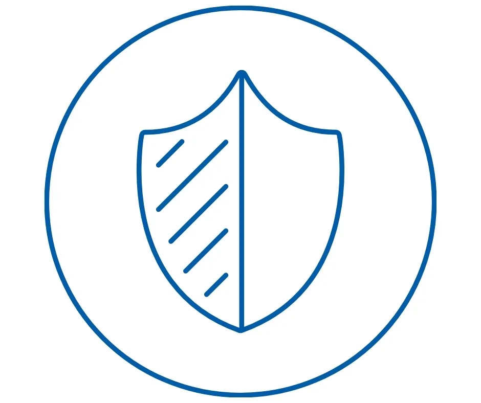 shield, emblem, line-art, blue, circle