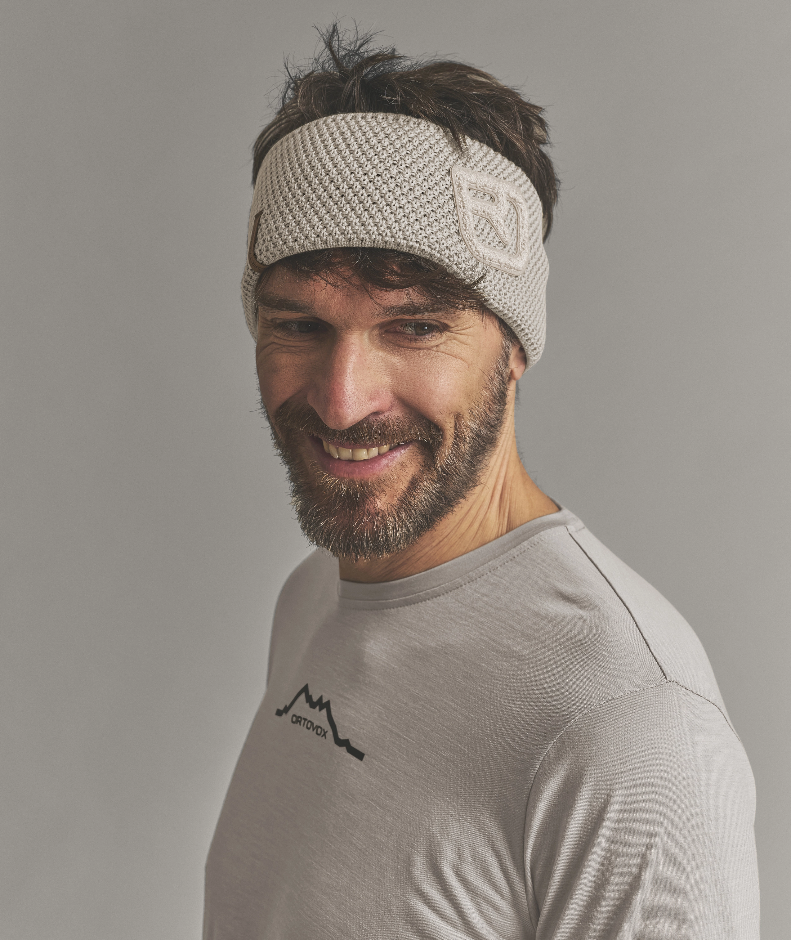 ROCK’N'WOOL HEADBAND headband, knit, beanie, horned_patch, t-shirt