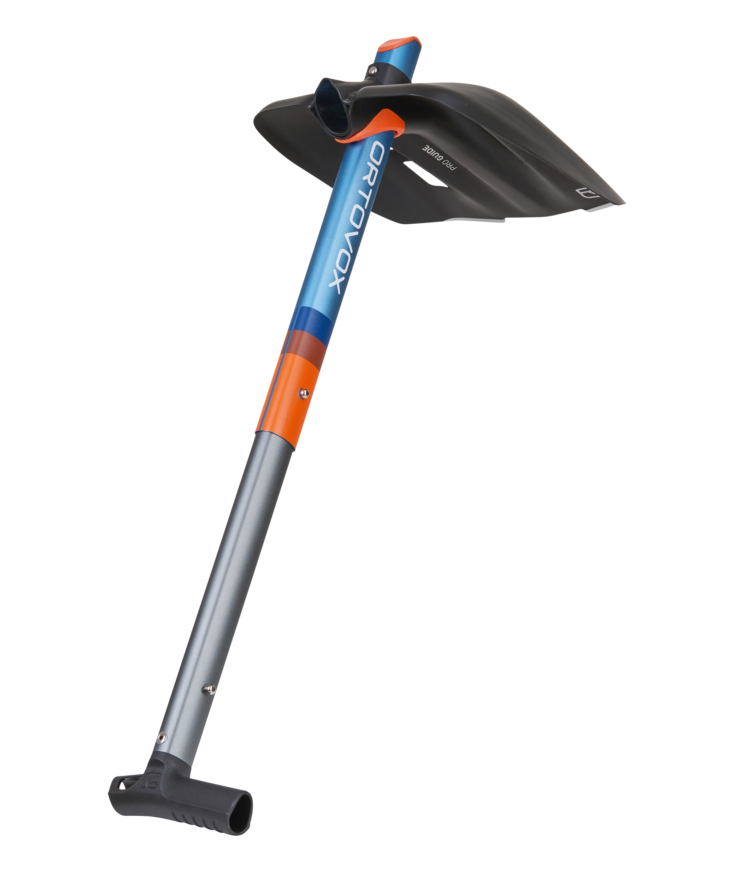telescoping stake, adjustable, safety grip, aluminum shaft, colorful gradient