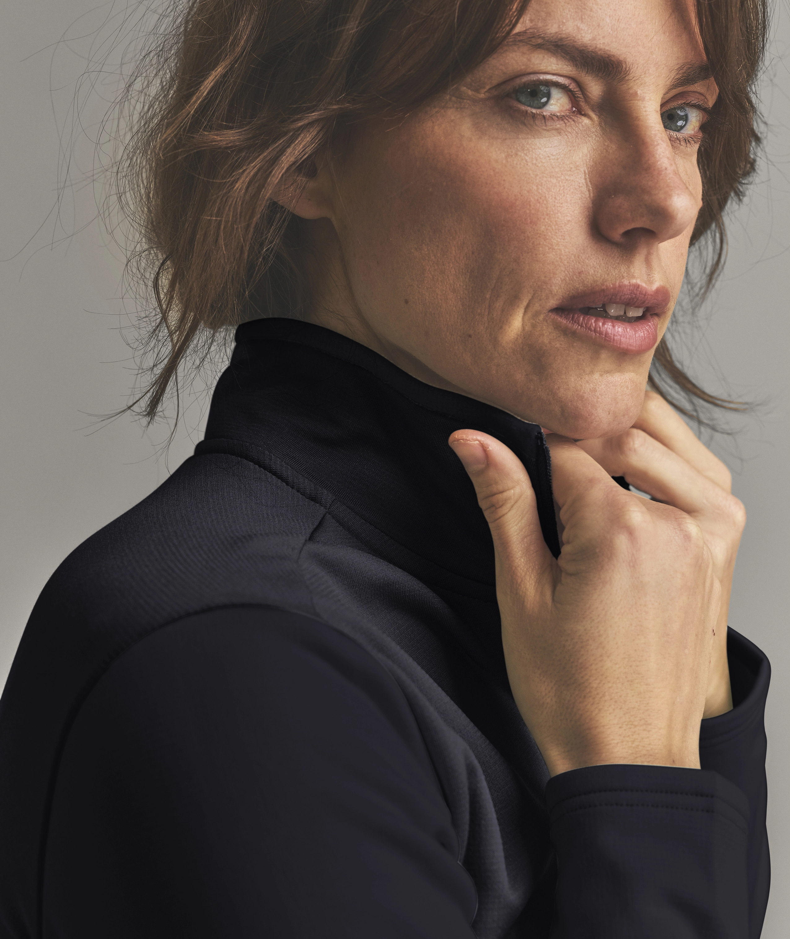 FLEECE LIGHT ZIP NECK W FLEECE LIGHT ZIP NECK W