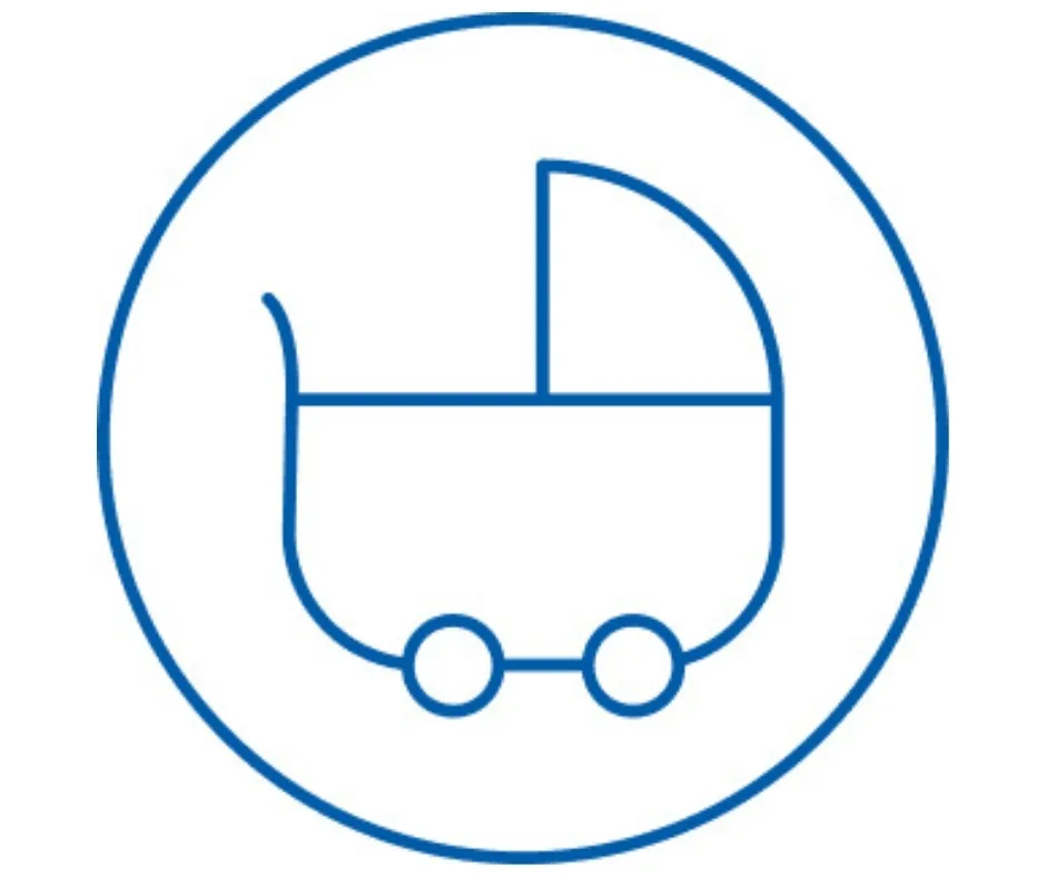 pram, baby stroller, baby carriage, wheel, line art