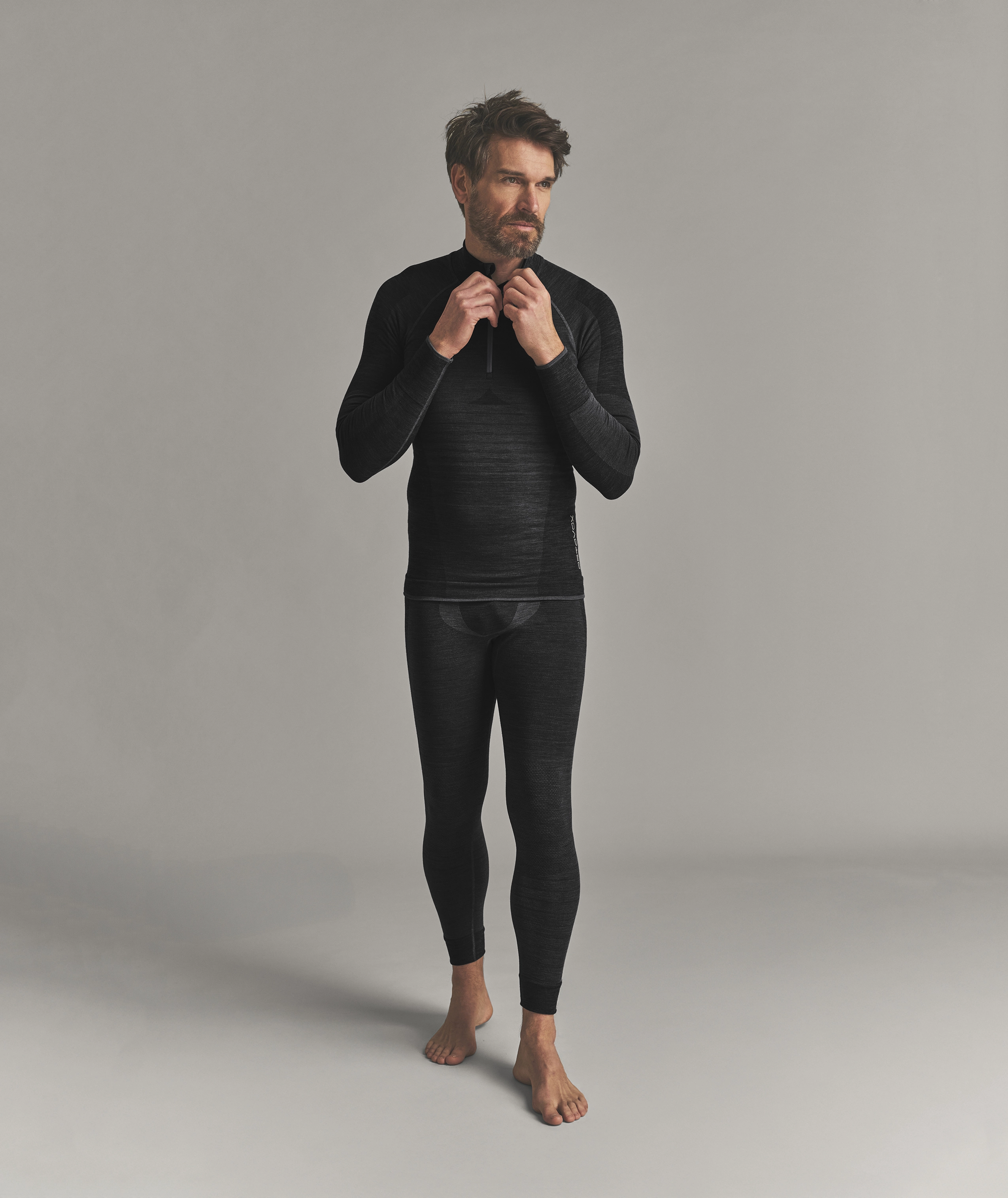 base layer, thermal, longsleeve, leggings, black