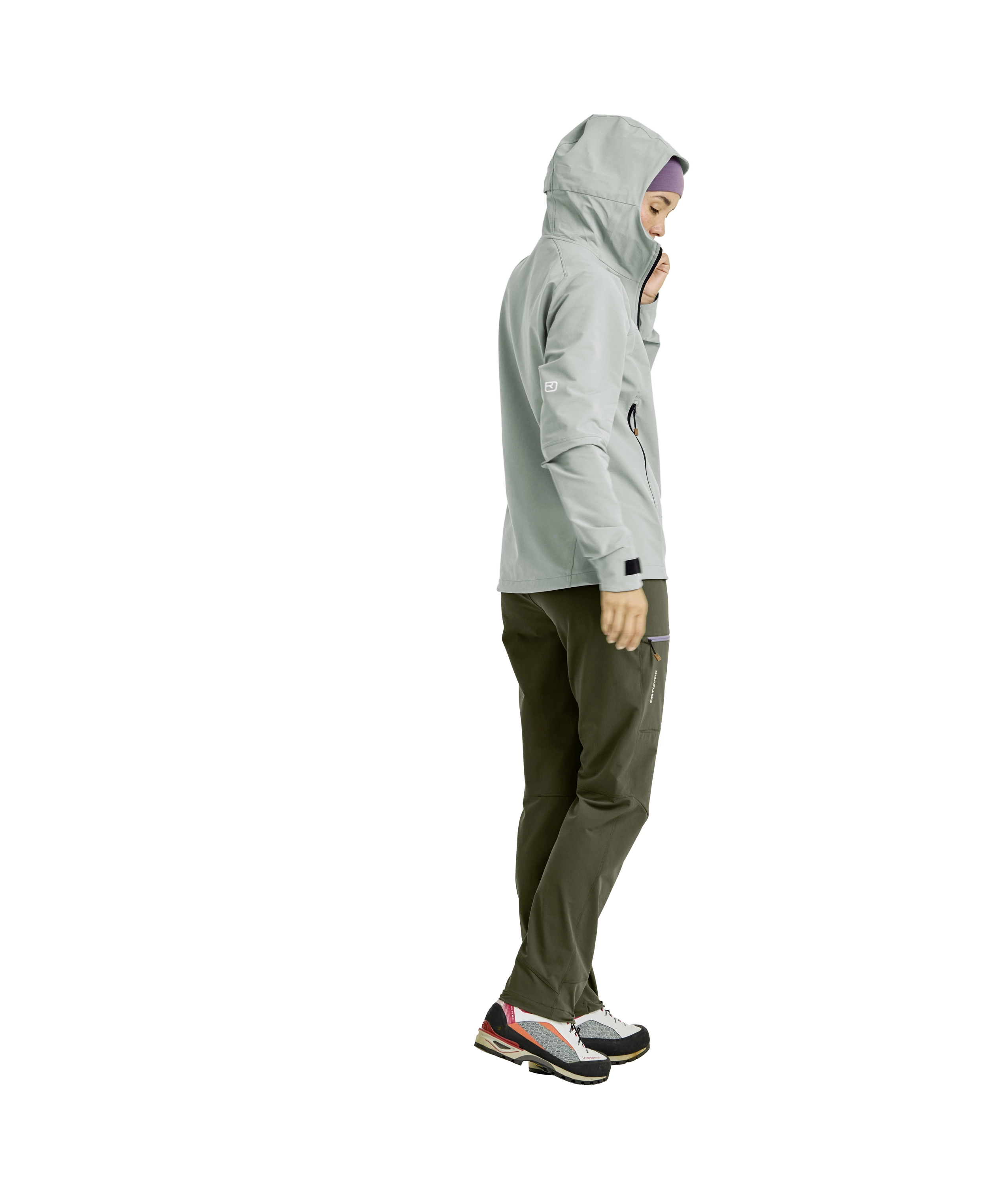 70261-63101-SECEDA_SOFTSHELL_JACKET_W-M-02.jpg 70261-63101-SECEDA_SOFTSHELL_JACKET_W-M-02.jpg, hiking jacket, softshell, hooded, light gray, pants pockets