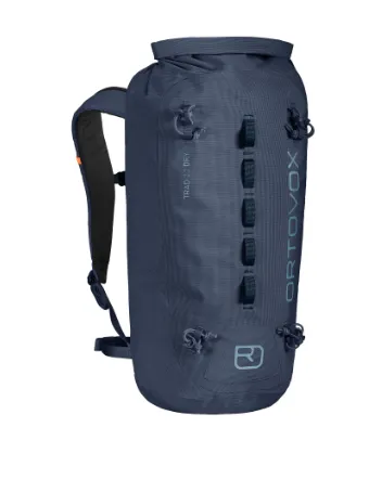 backpack, hydration-pack, outdoor, blue, roll-top