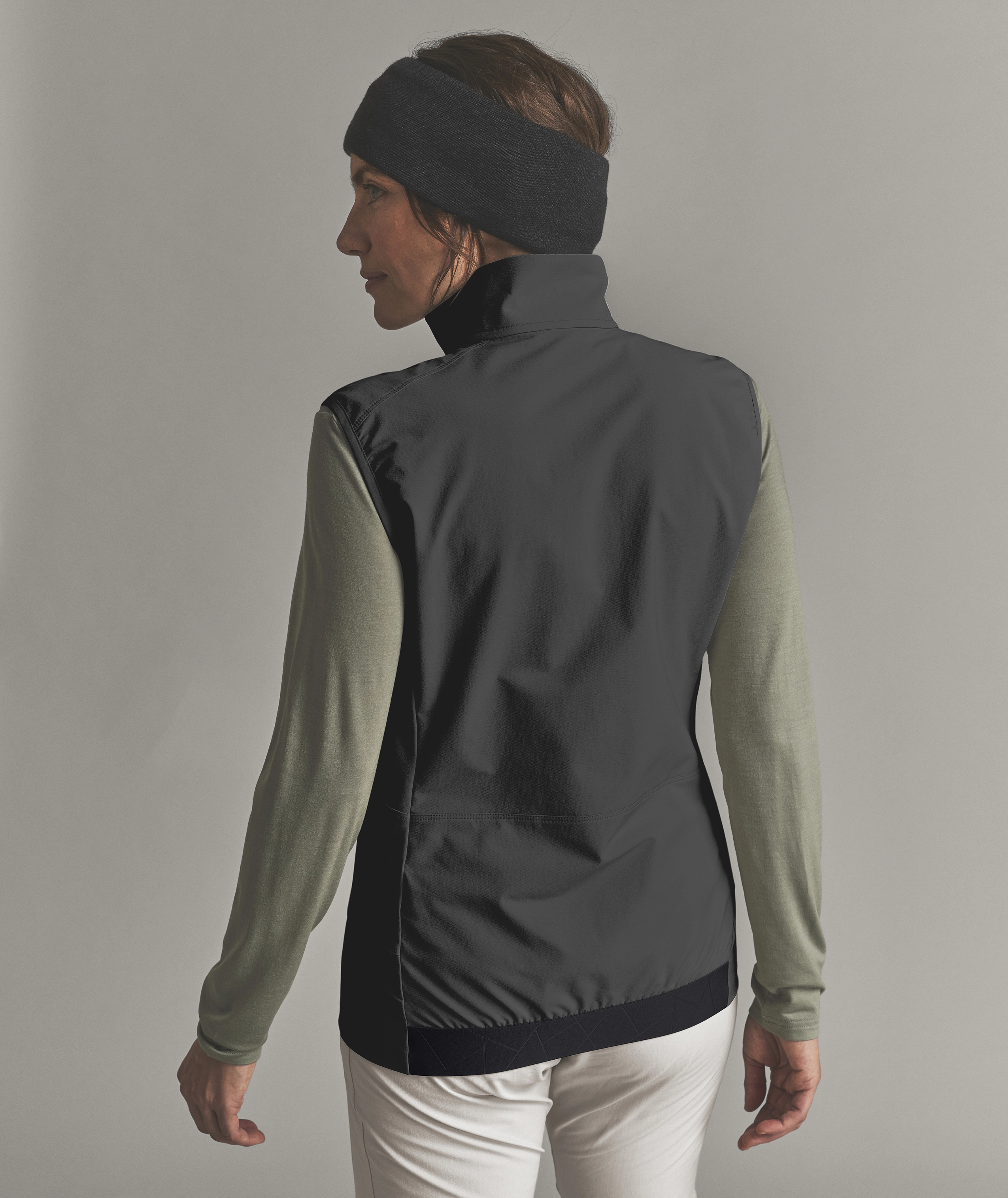 VENET SOFTSHELL VEST W vest, gilet, softshell, zipless, dark-gray