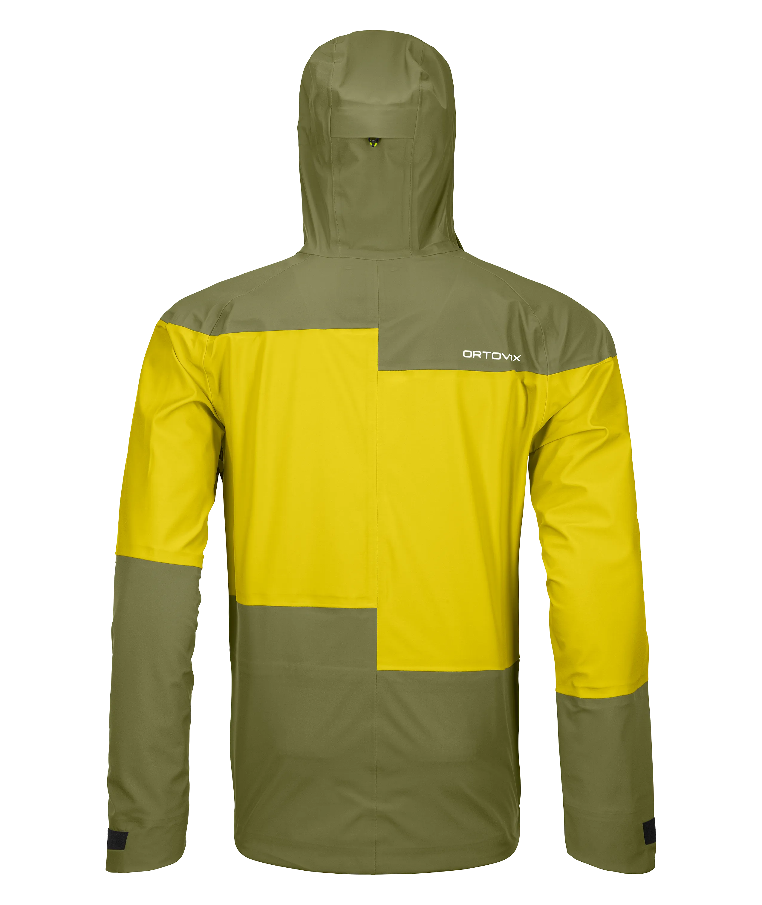 Clothing, Coat, Jacket, Raincoat, Clothing, Coat, Jacket, Raincoat, hooded jacket, rain jacket, color block, green yellow, windbreaker