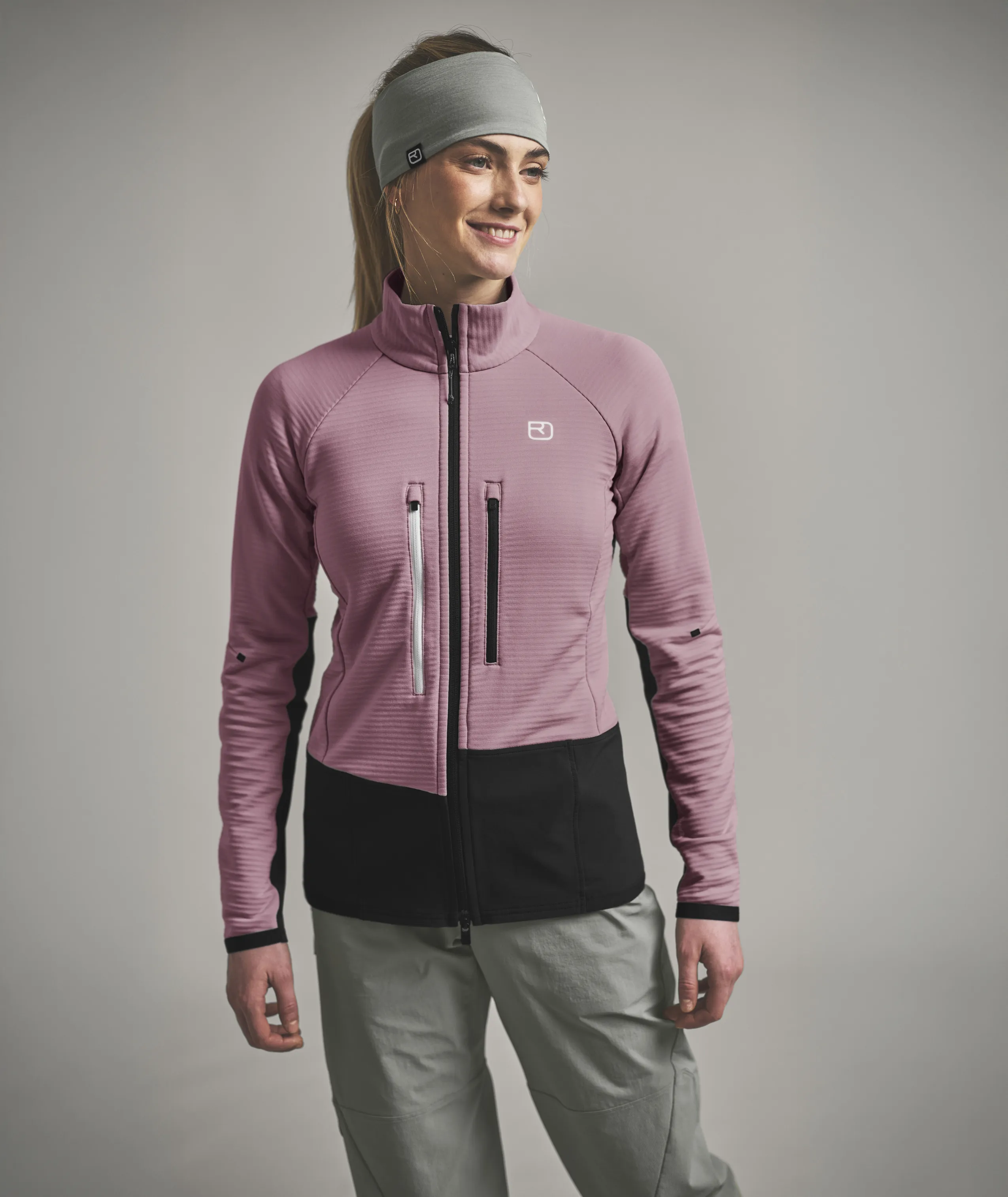 FLEECE RIB JACKET W FLEECE RIB JACKET W