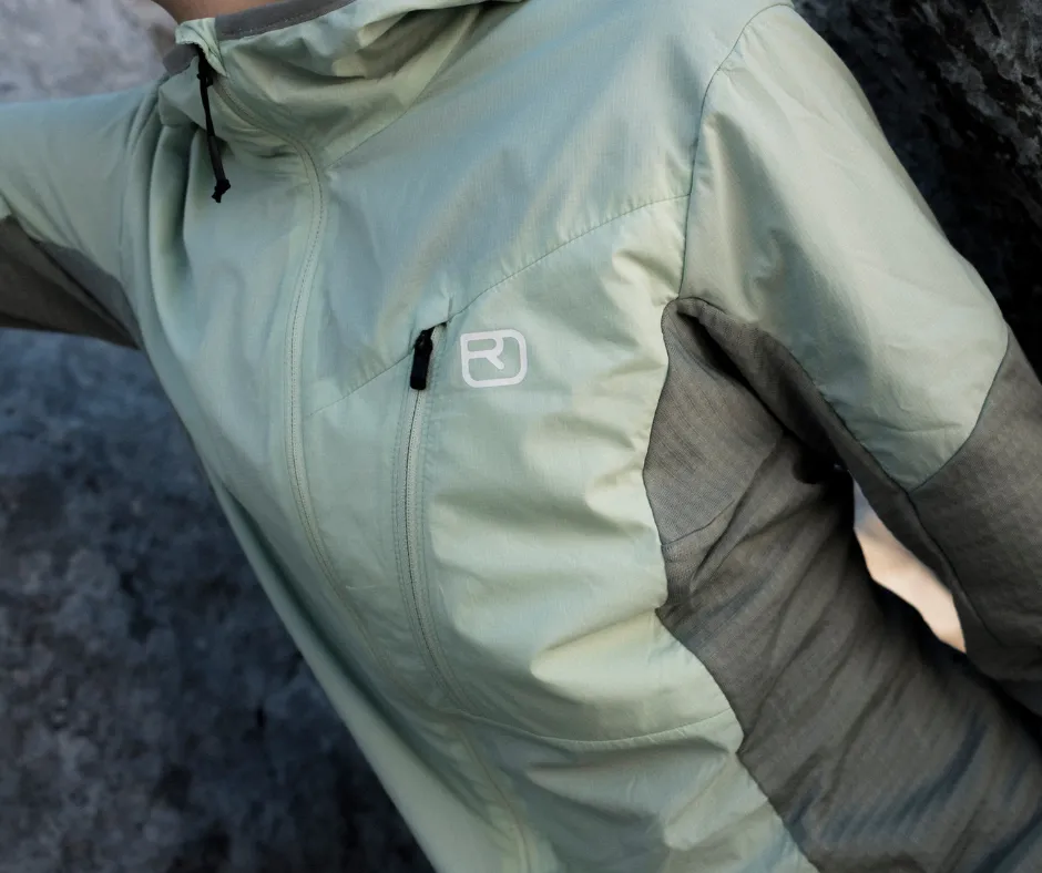 softshell, jacket, zipper, logo, green-gray