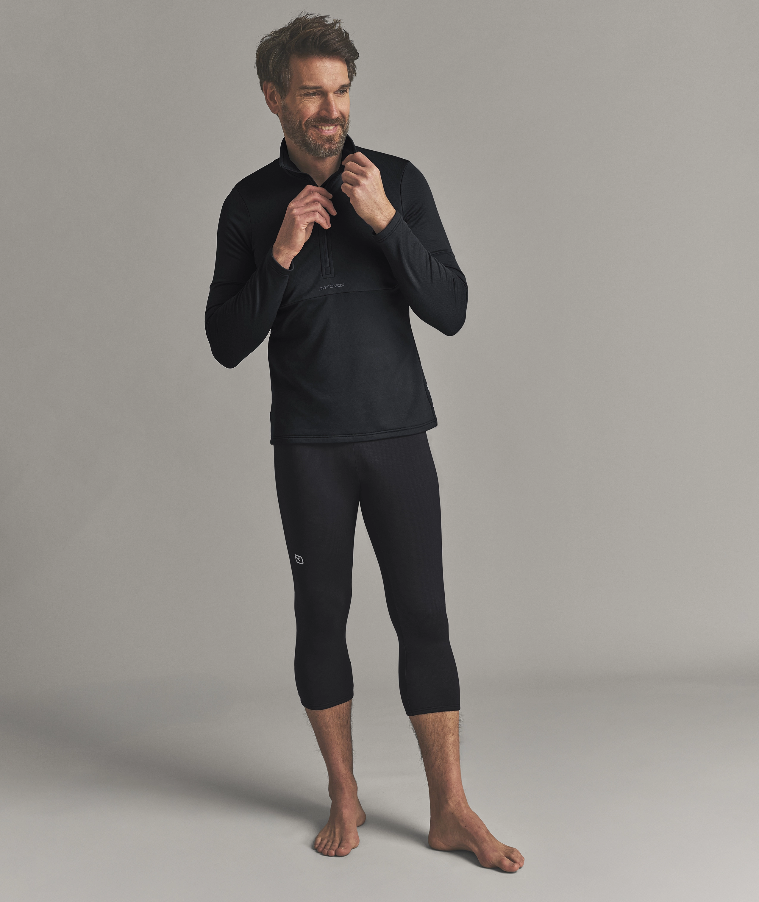 FLEECE LIGHT ZIP NECK M