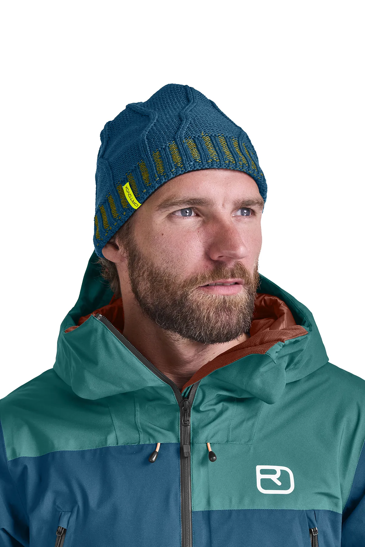 MERINO TANGRAM KNIT BEANIE