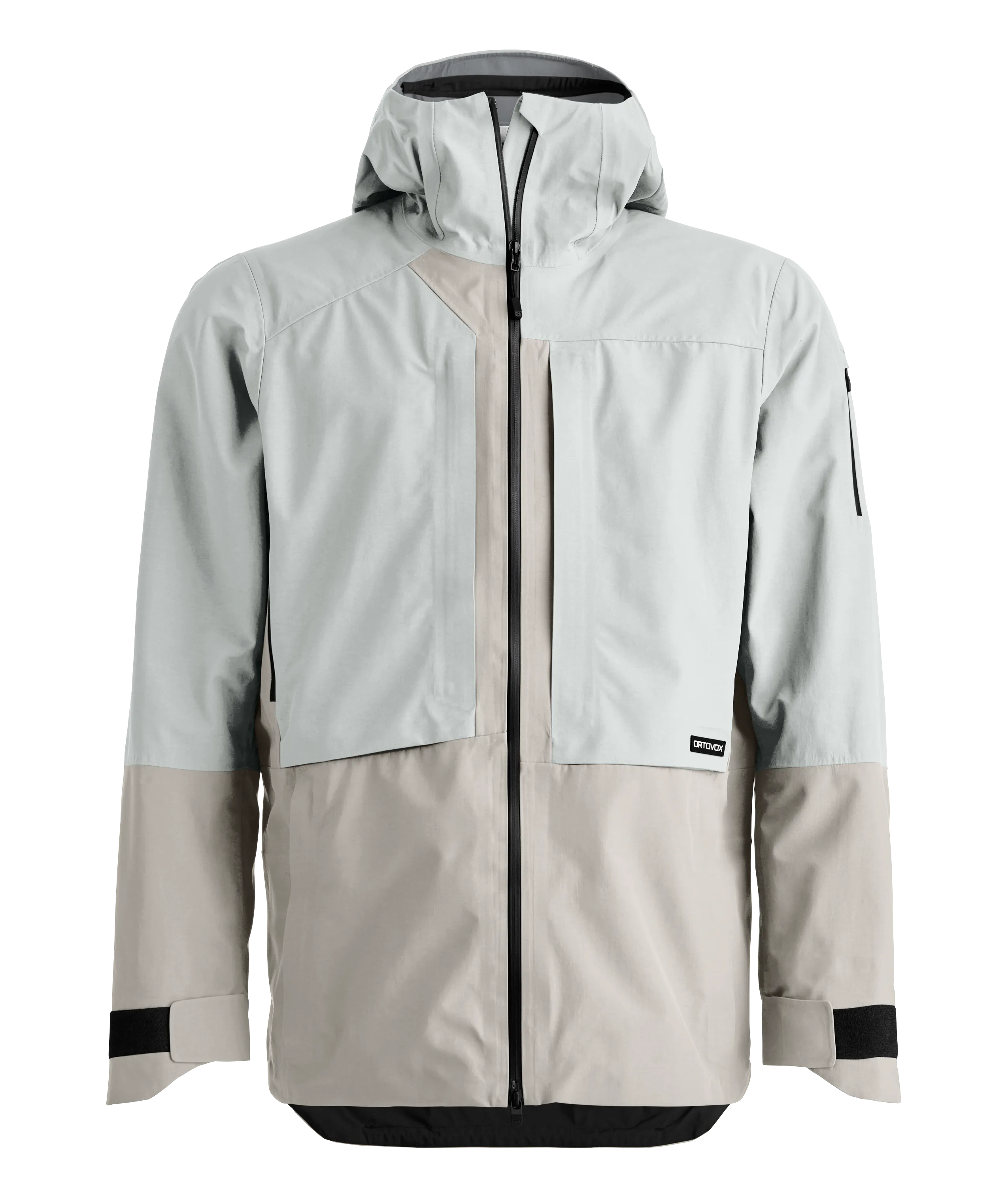 jacket, softshell, hooded, two-tone, zipper