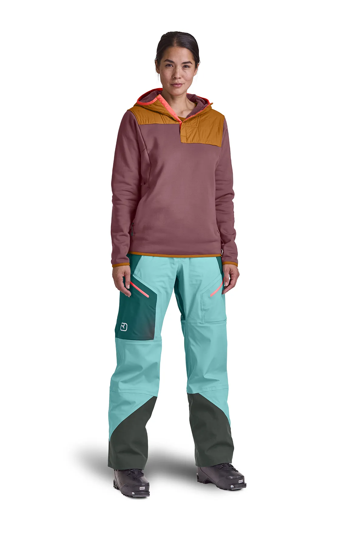 FLEECE PLUS ANORAK W Hood, Hoodie, Sweater, Sweatshirt, Long Sleeve, Hood, Long Sleeve, Hoodie, Sweater, Sweatshirt