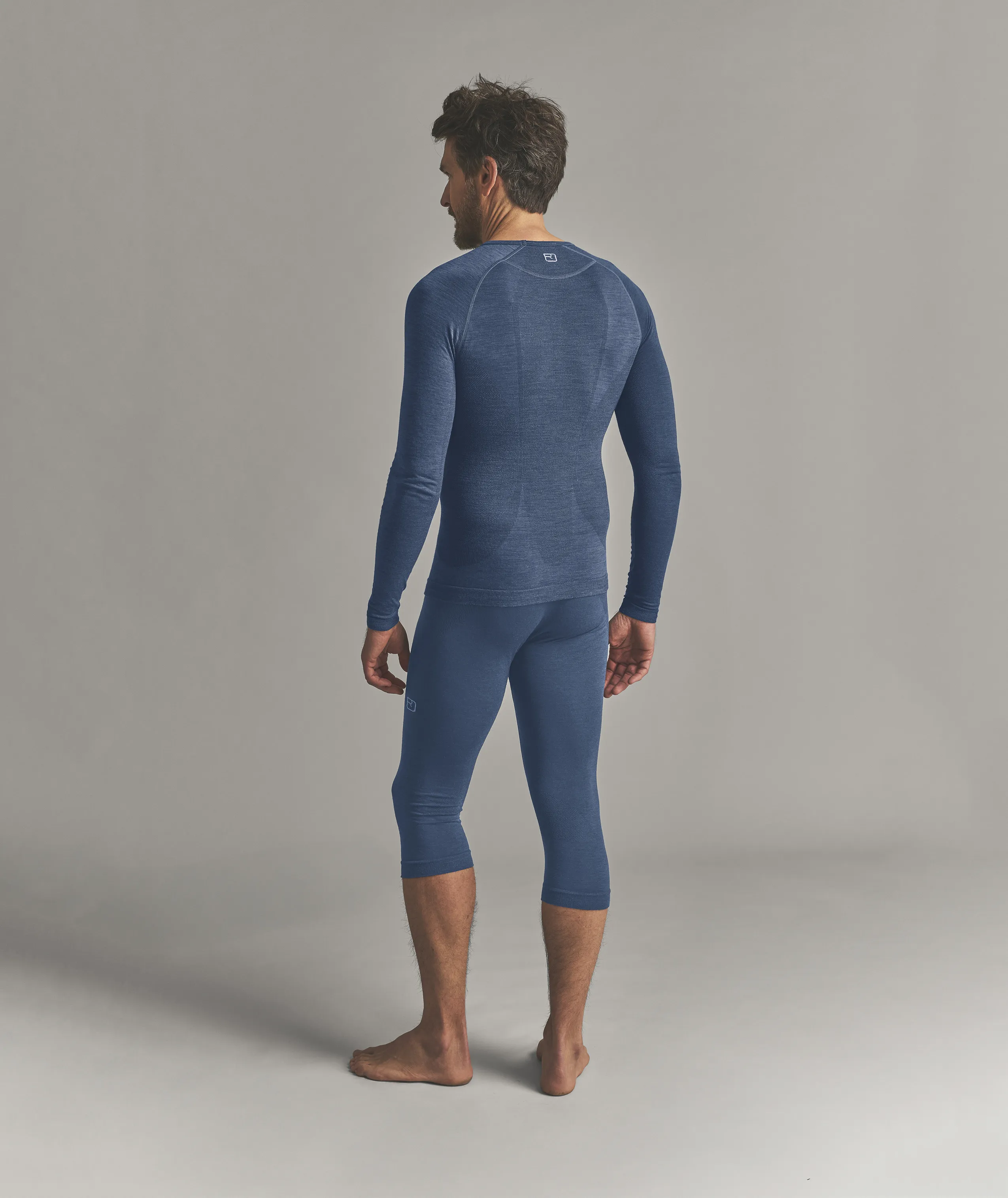 120 COMP LIGHT LONG SLEEVE M base layer, long sleeve, blue, thermal, leggings