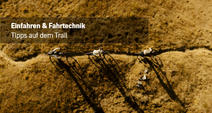 Einfahren cyclists, biking, trail, outdoor, shadows