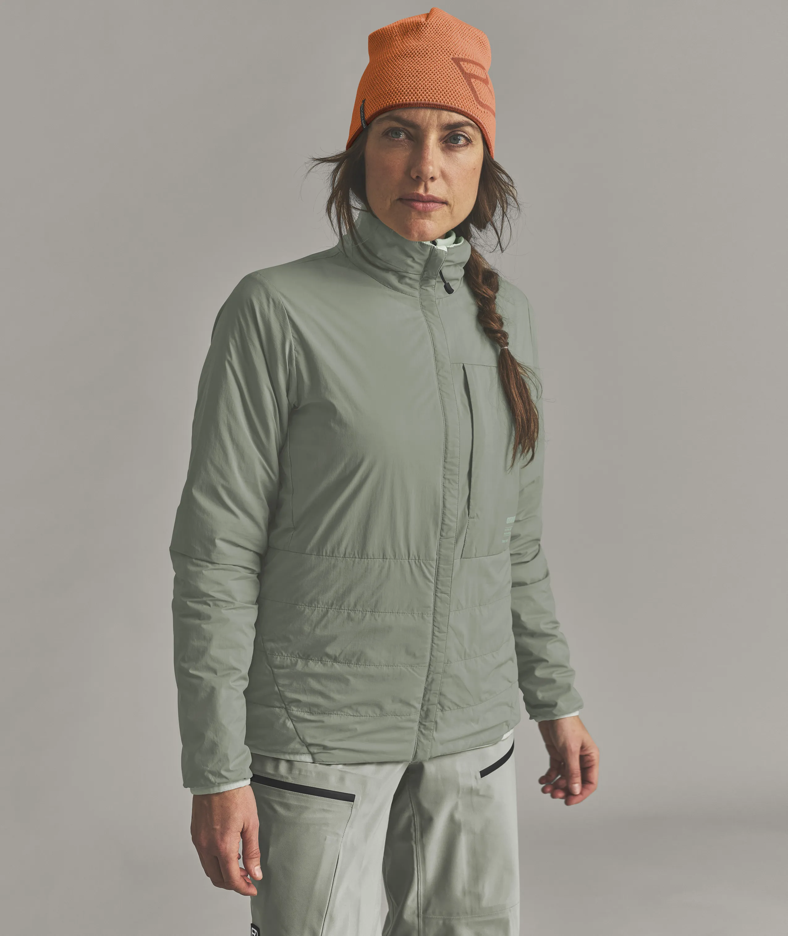 MERINO LOGO KNIT BEANIE jacket, puffer, lightweight, front-zip, pocket