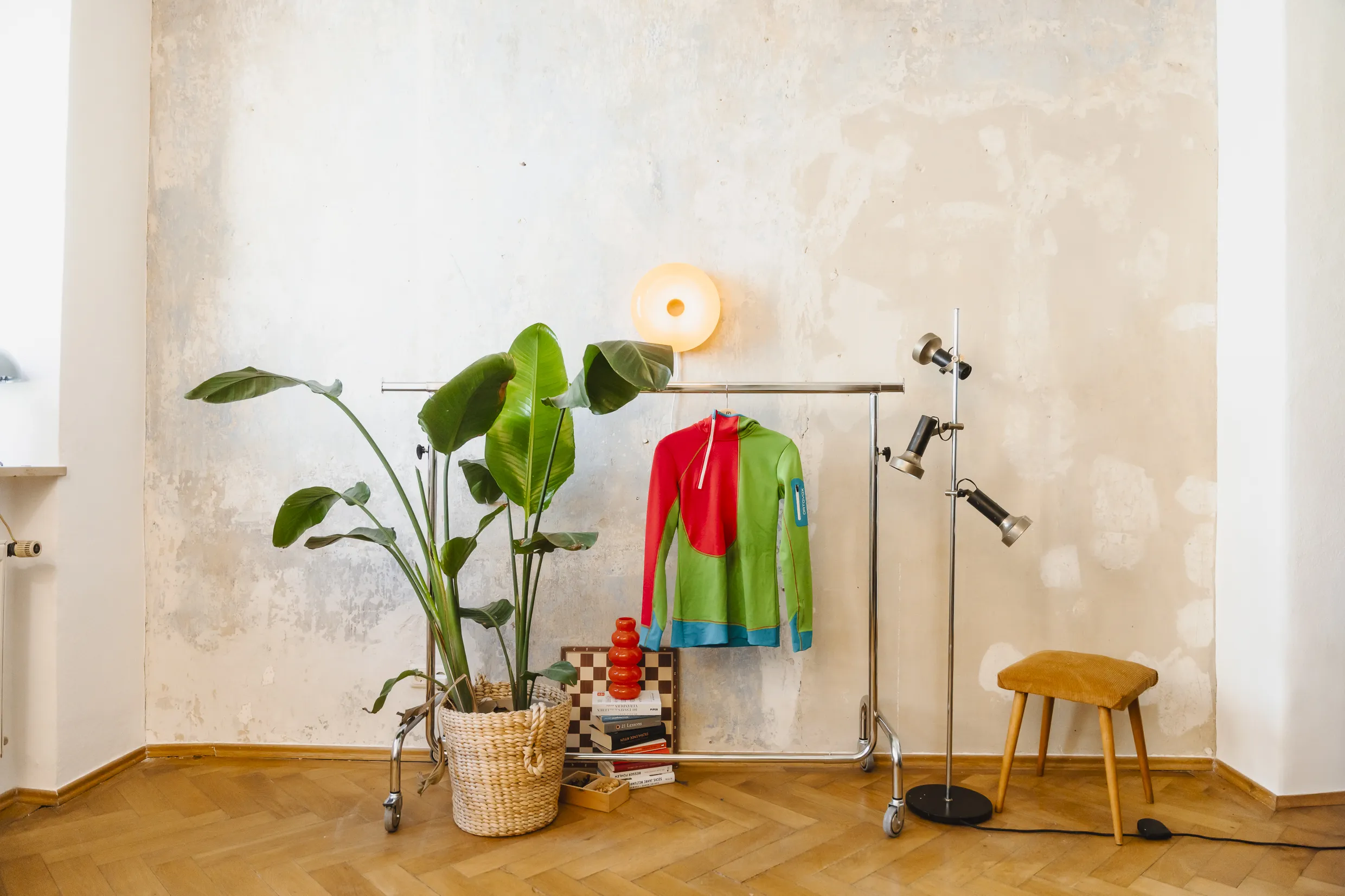 Interior Design, Wood, Lamp, Floor, Flooring