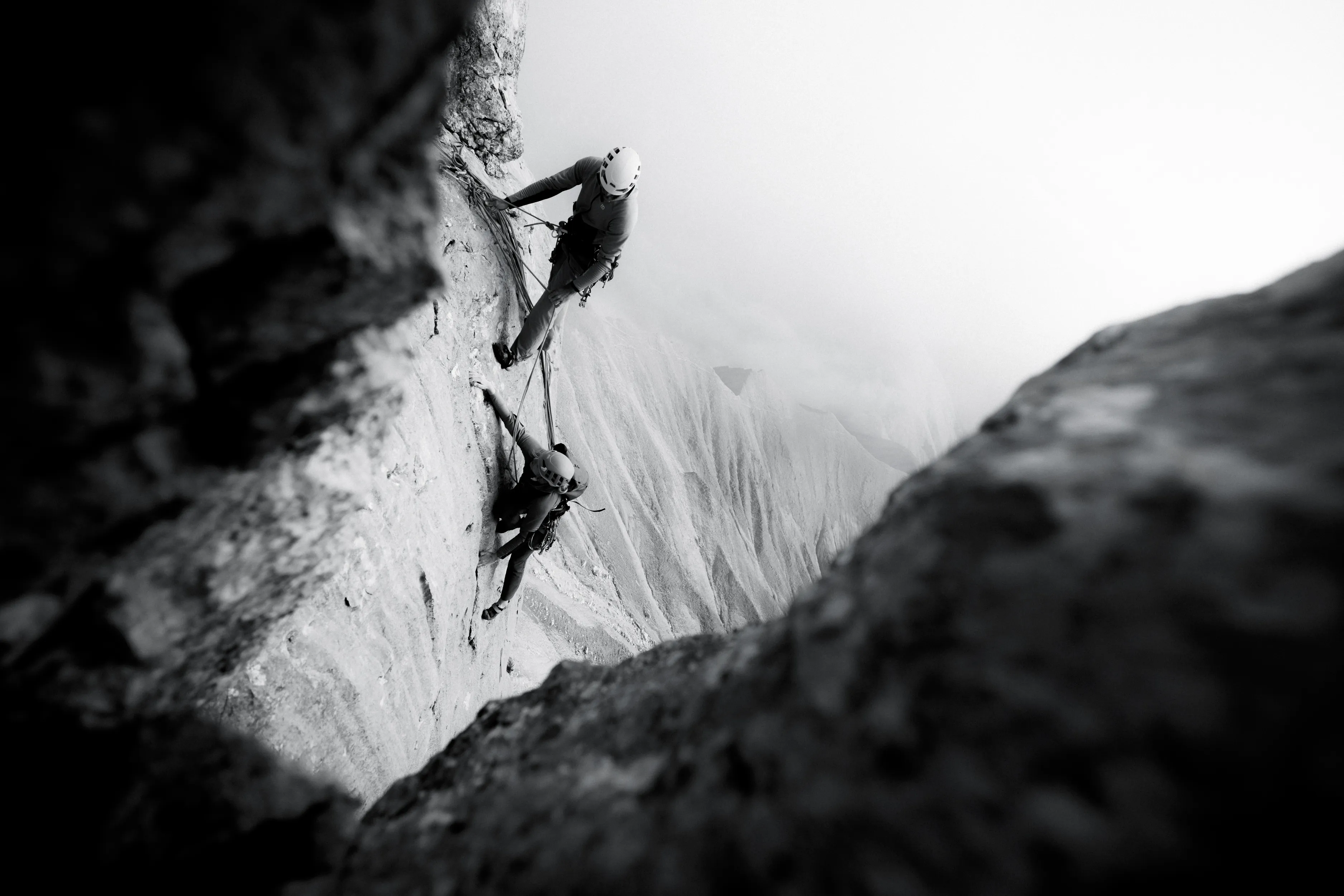 Outdoors, Helmet, Person, Climbing, Rock Climbing