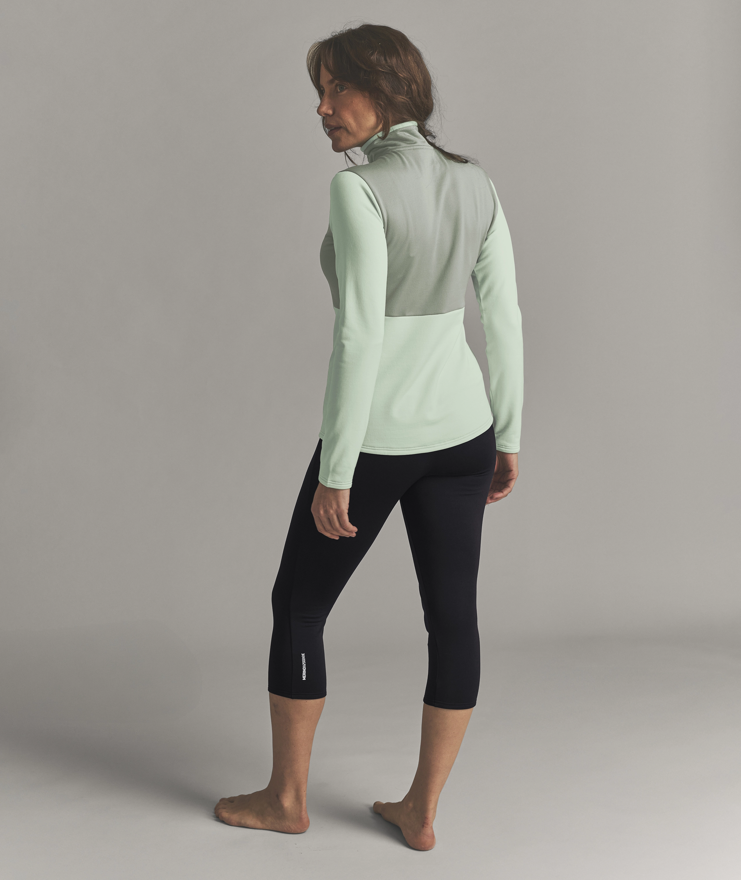 FLEECE LIGHT ZIP NECK W