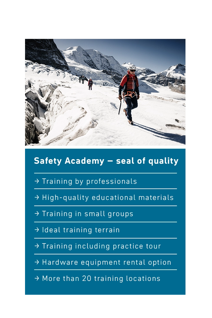 Guetesiegel_Hochtour_EN_Mobile_720x1080 climber, mountaineering, snow, ice, gear