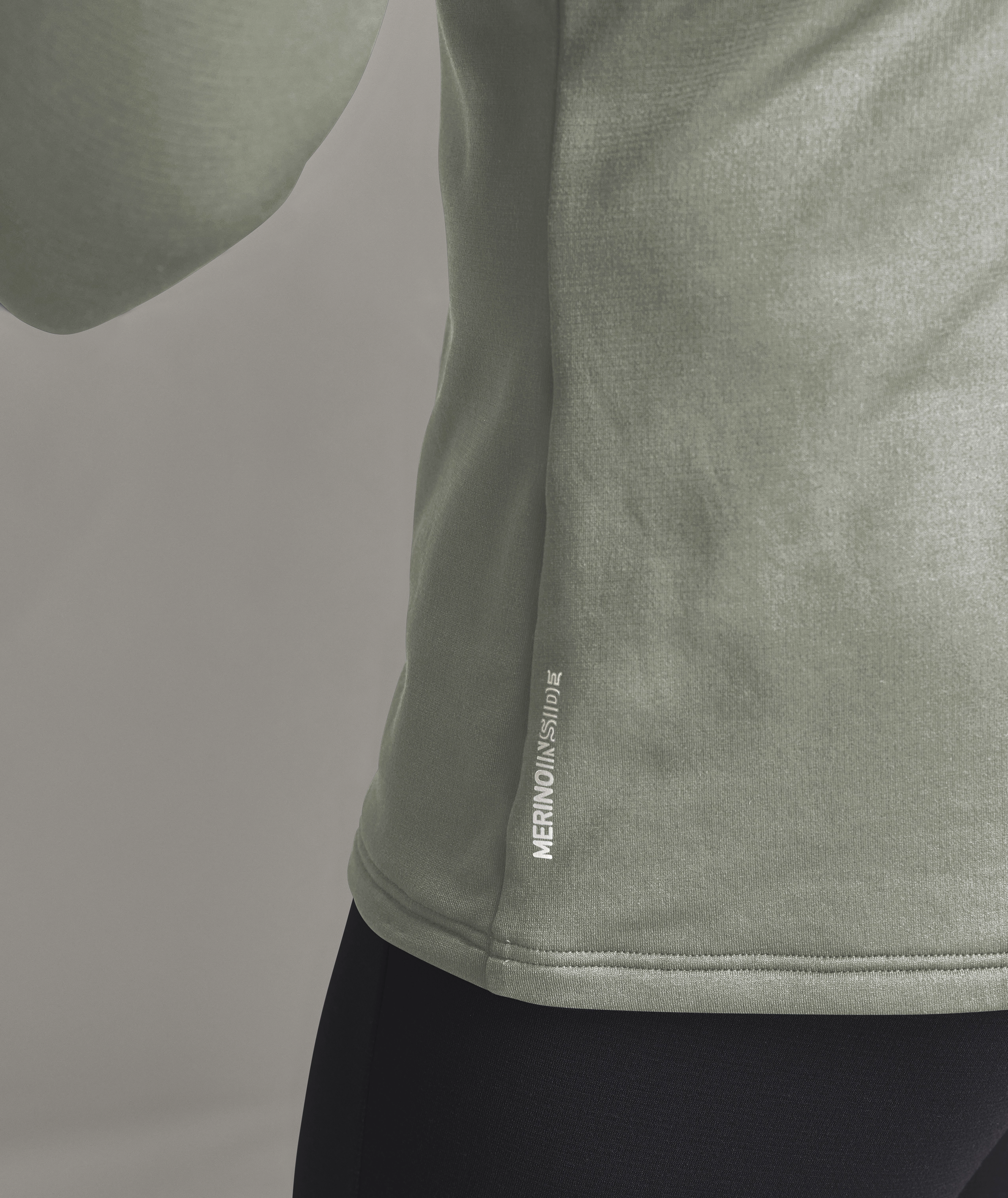 FLEECE LIGHT ZIP NECK M